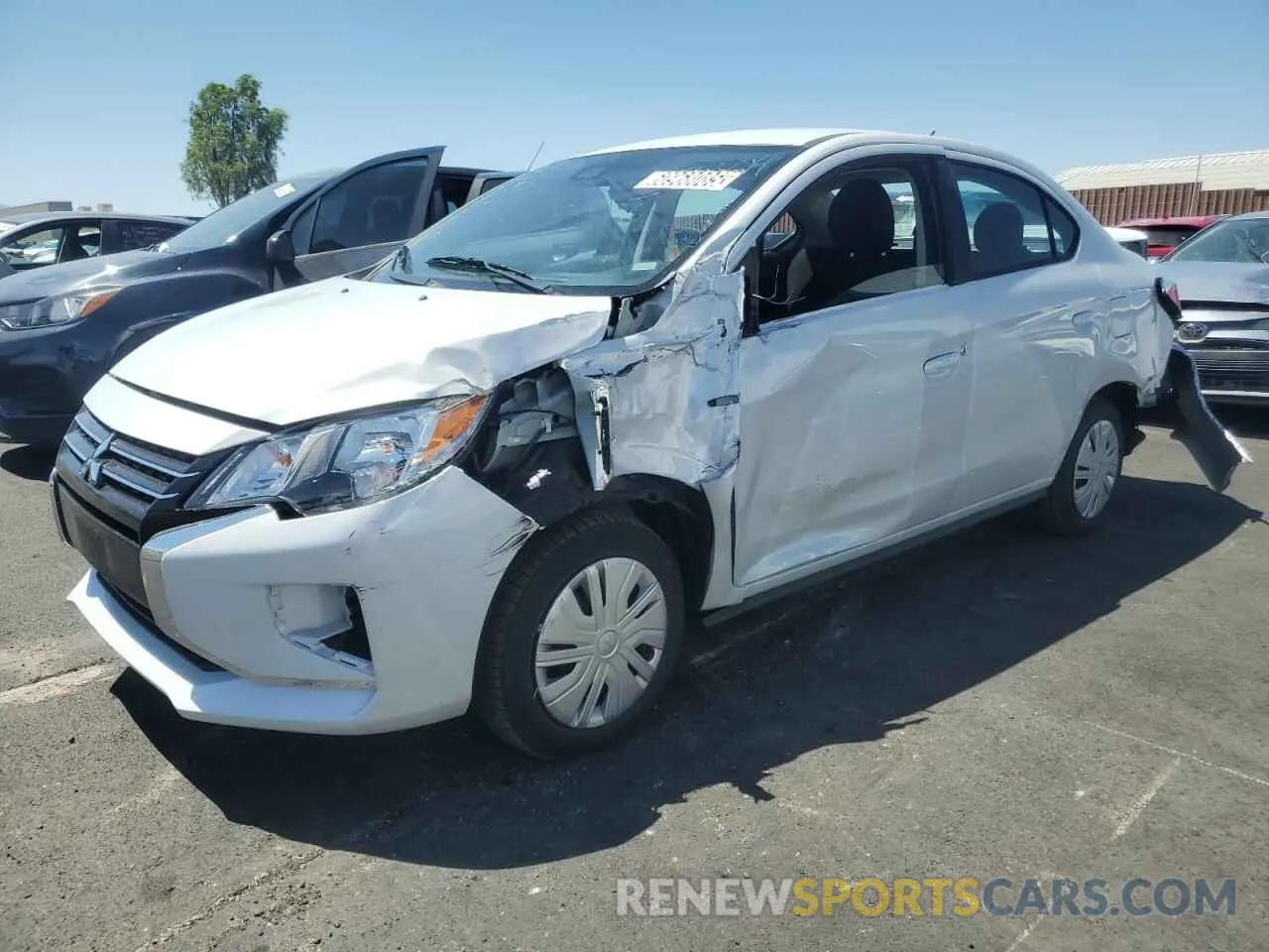 1 Photograph of a damaged car ML32FUFJ6RHF18701 MITSUBISHI MIRAGE 2024