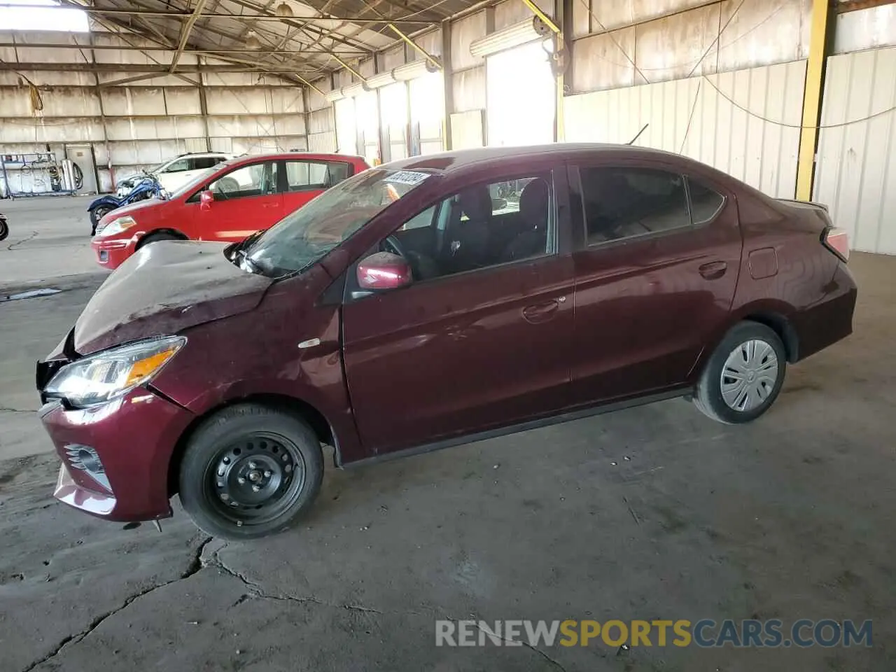 1 Photograph of a damaged car ML32FUFJ7RHF00448 MITSUBISHI MIRAGE 2024