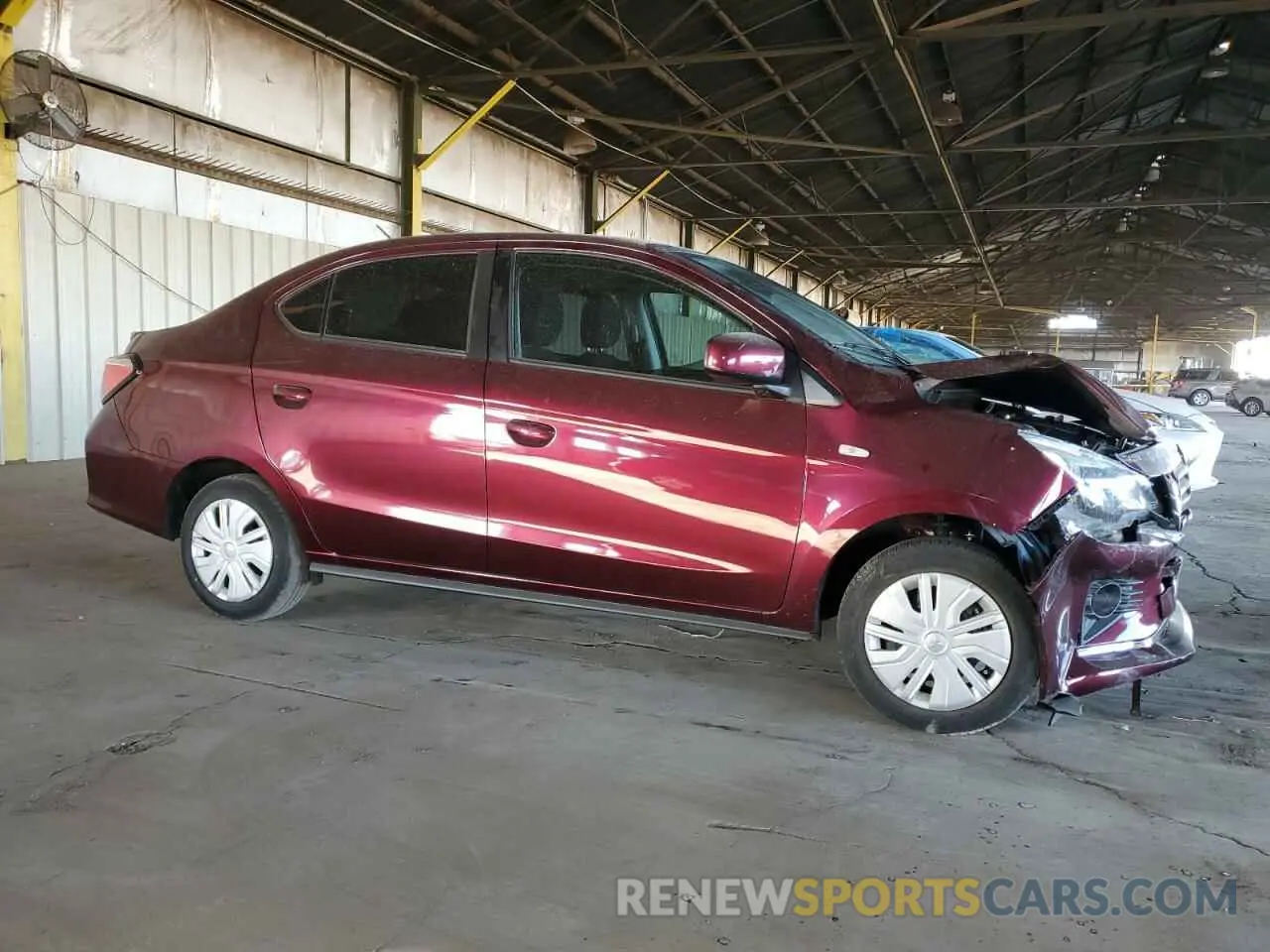 4 Photograph of a damaged car ML32FUFJ7RHF00448 MITSUBISHI MIRAGE 2024