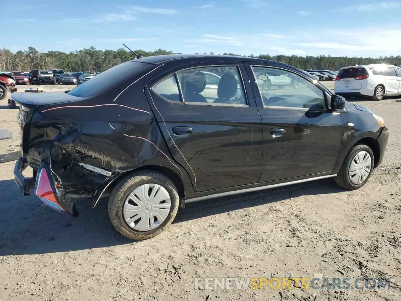 3 Фотография поврежденного автомобиля ML32FUFJ7RHF05729 MITSUBISHI MIRAGE 2024