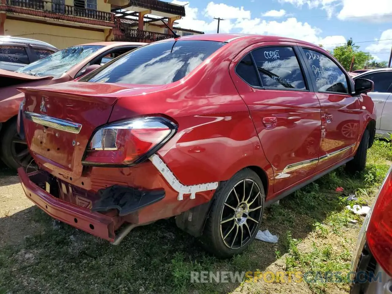 3 Фотография поврежденного автомобиля ML32FUFJ7RHF11370 MITSUBISHI MIRAGE 2024