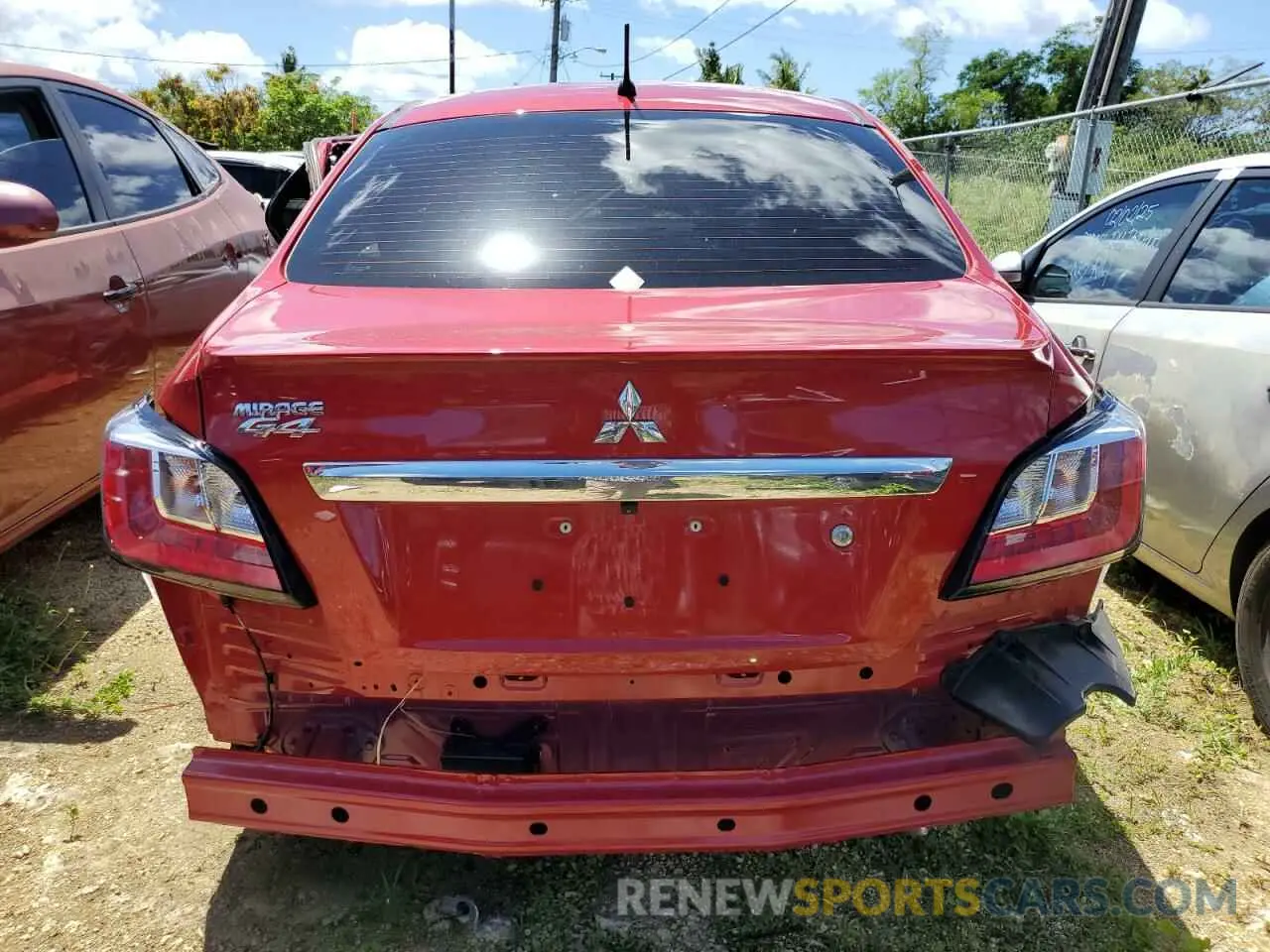 6 Фотография поврежденного автомобиля ML32FUFJ7RHF11370 MITSUBISHI MIRAGE 2024