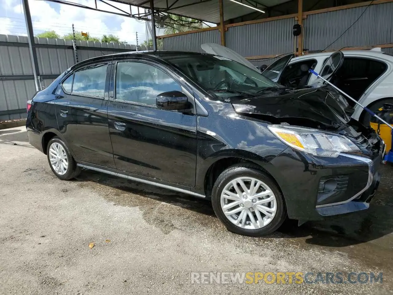 4 Фотография поврежденного автомобиля ML32FUFJ7RHF12745 MITSUBISHI MIRAGE 2024