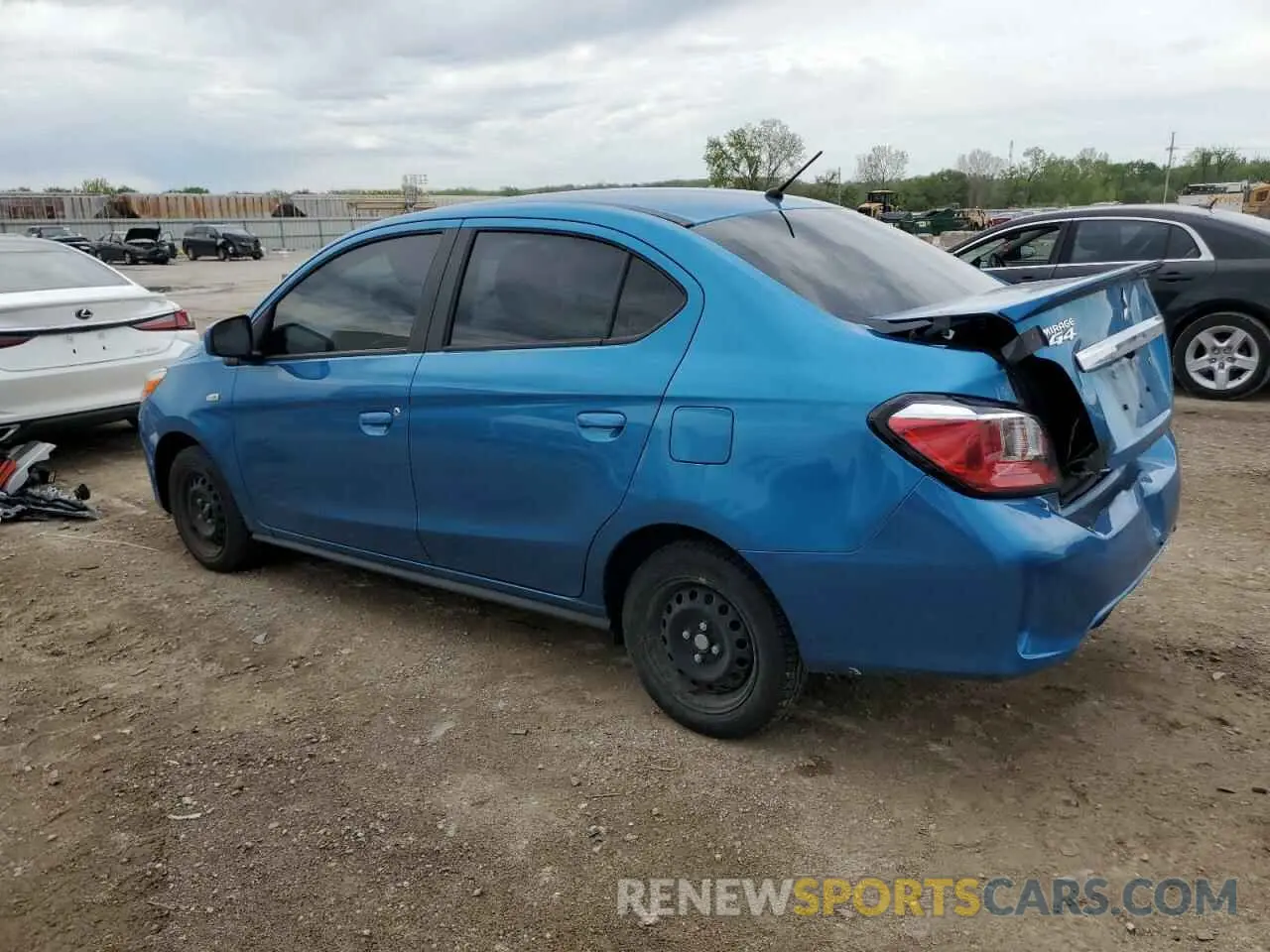 2 Фотография поврежденного автомобиля ML32FUFJ8RHF00880 MITSUBISHI MIRAGE 2024