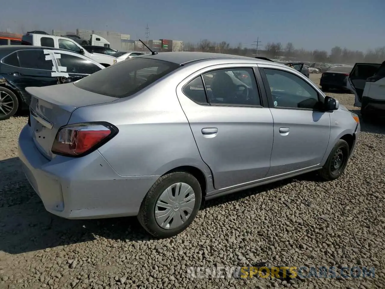 3 Photograph of a damaged car ML32FUFJ8RHF03231 MITSUBISHI MIRAGE 2024