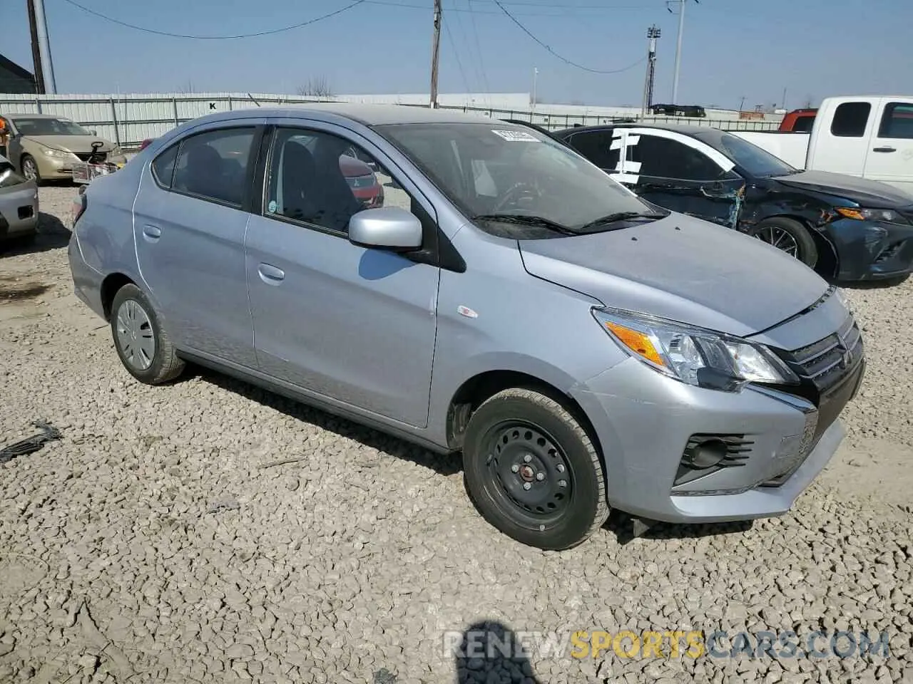 4 Photograph of a damaged car ML32FUFJ8RHF03231 MITSUBISHI MIRAGE 2024