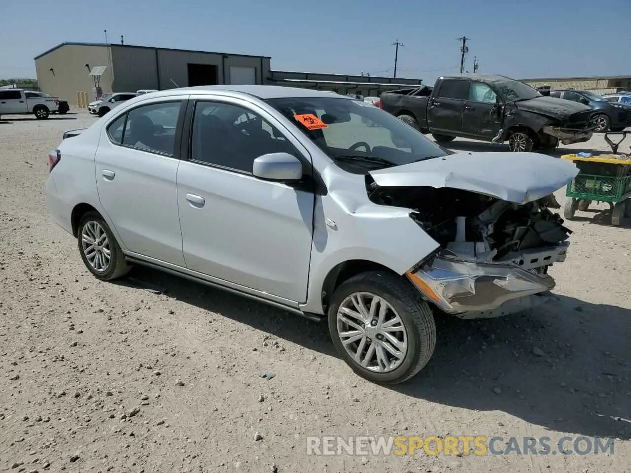 4 Фотография поврежденного автомобиля ML32FUFJ9RHF01259 MITSUBISHI MIRAGE 2024
