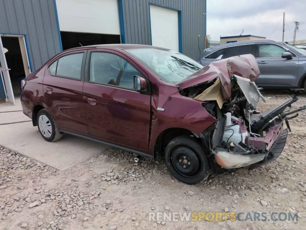4 Photograph of a damaged car ML32FUFJ9RHF10219 MITSUBISHI MIRAGE 2024
