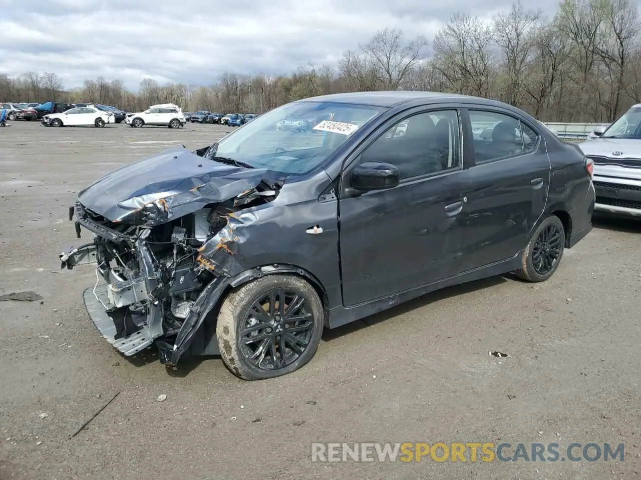 1 Фотография поврежденного автомобиля ML32FUFJXRHF12013 MITSUBISHI MIRAGE 2024