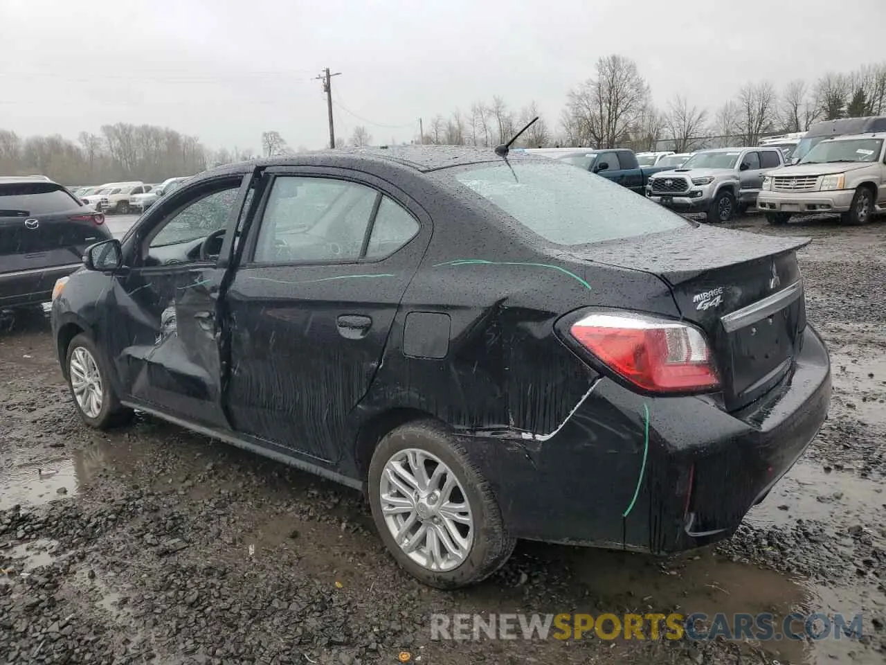2 Photograph of a damaged car ML32FVFJ4RHF08545 MITSUBISHI MIRAGE 2024
