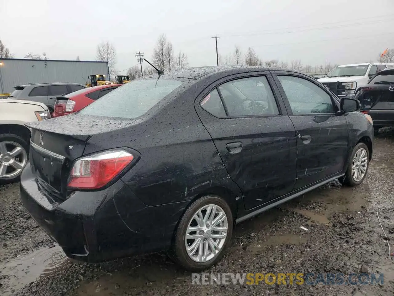3 Photograph of a damaged car ML32FVFJ4RHF08545 MITSUBISHI MIRAGE 2024