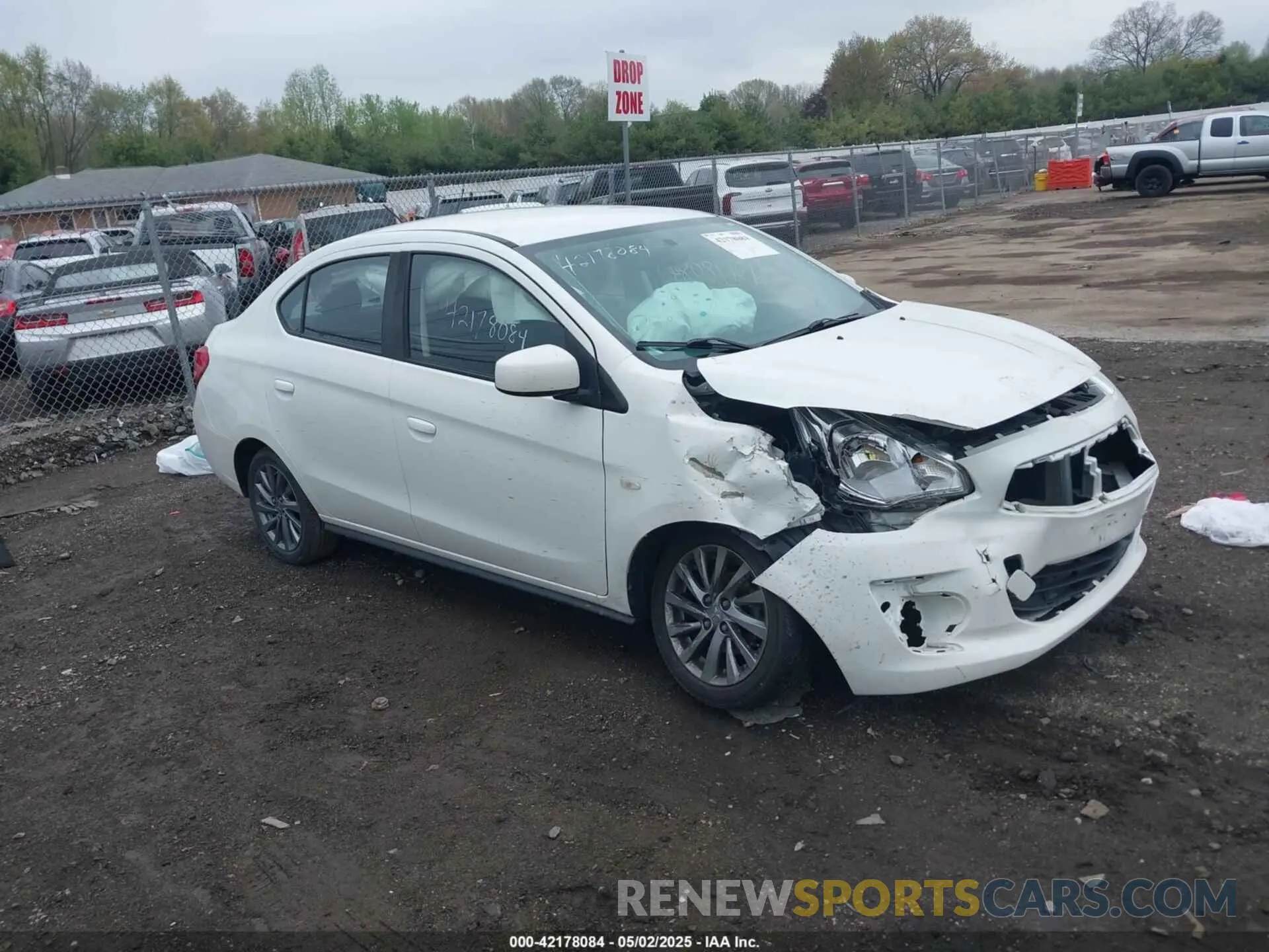 1 Photograph of a damaged car ML32F3FJ2KHF06318 MITSUBISHI MIRAGE G4 2019