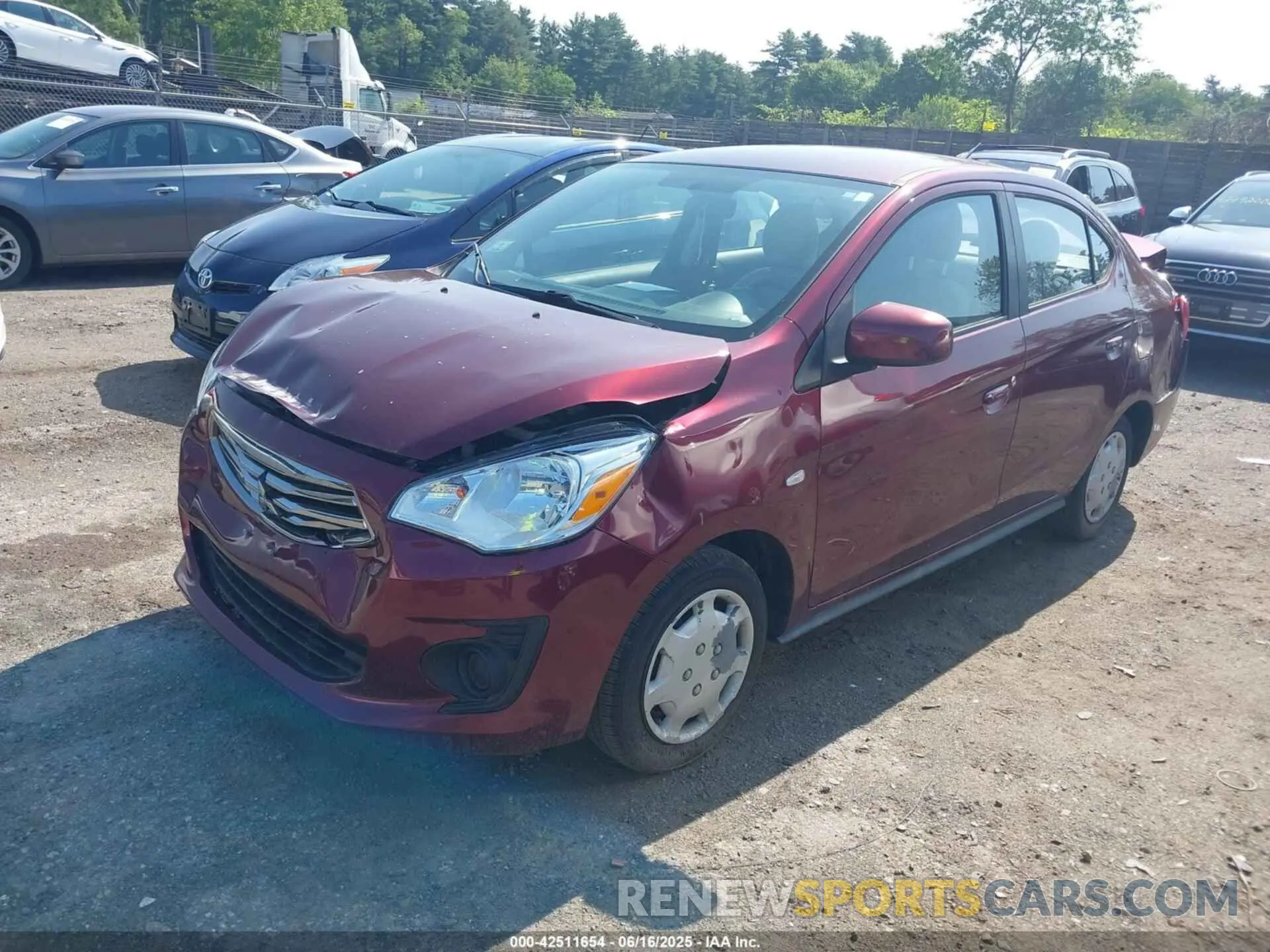 2 Фотография поврежденного автомобиля ML32F3FJ2KHF09705 MITSUBISHI MIRAGE G4 2019