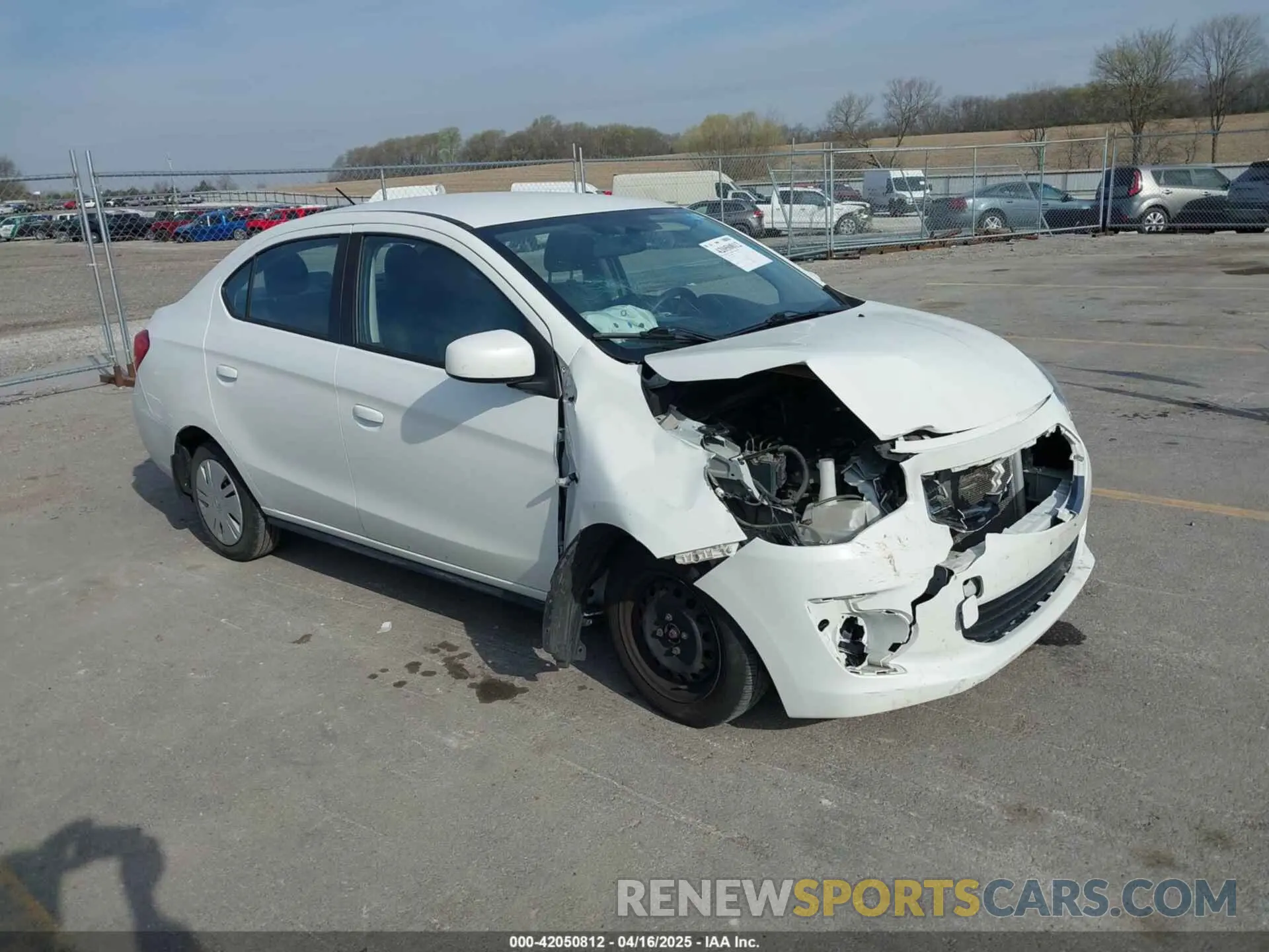 1 Фотография поврежденного автомобиля ML32F3FJ3KHF07848 MITSUBISHI MIRAGE G4 2019