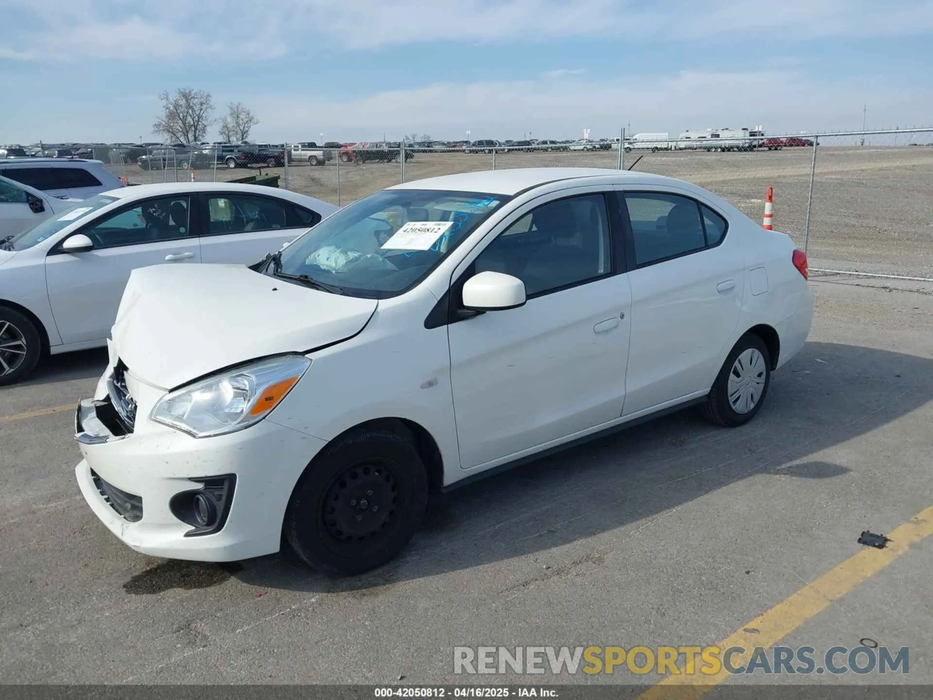 2 Фотография поврежденного автомобиля ML32F3FJ3KHF07848 MITSUBISHI MIRAGE G4 2019