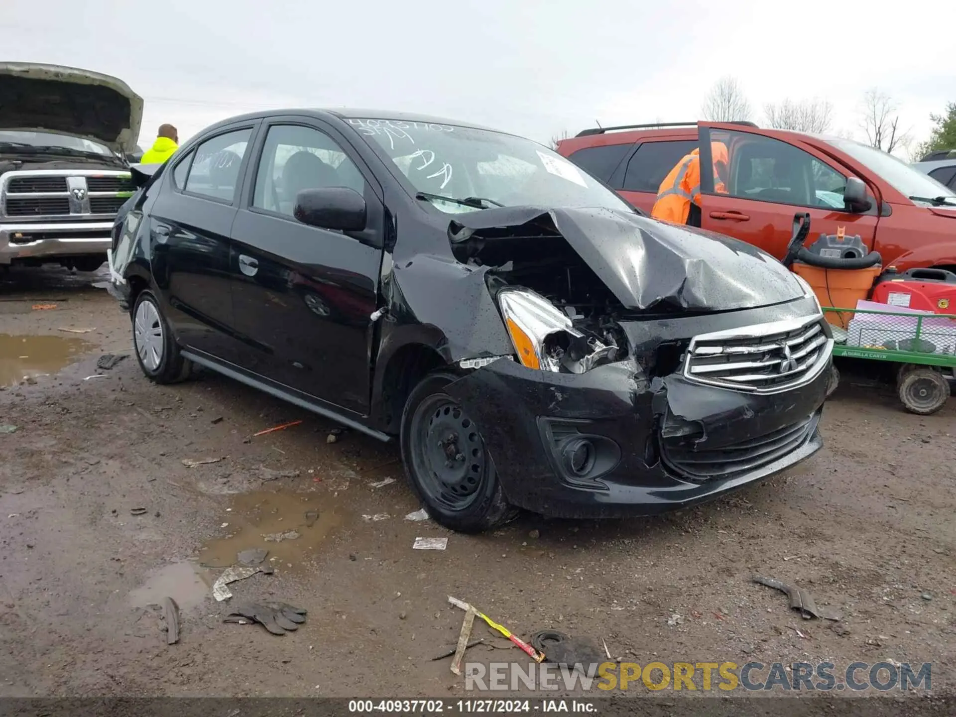 1 Фотография поврежденного автомобиля ML32F3FJ3KHF07963 MITSUBISHI MIRAGE G4 2019