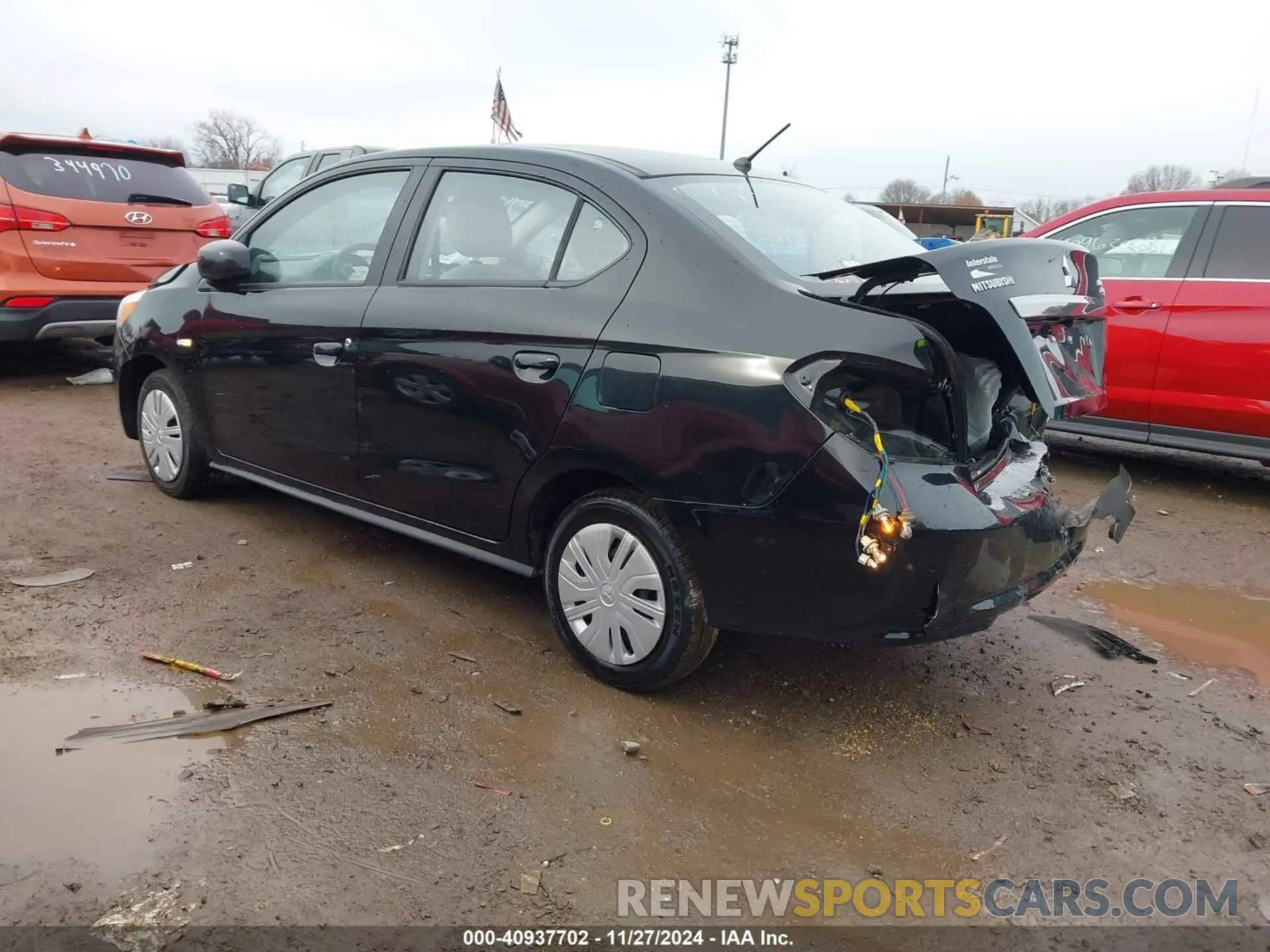 3 Фотография поврежденного автомобиля ML32F3FJ3KHF07963 MITSUBISHI MIRAGE G4 2019