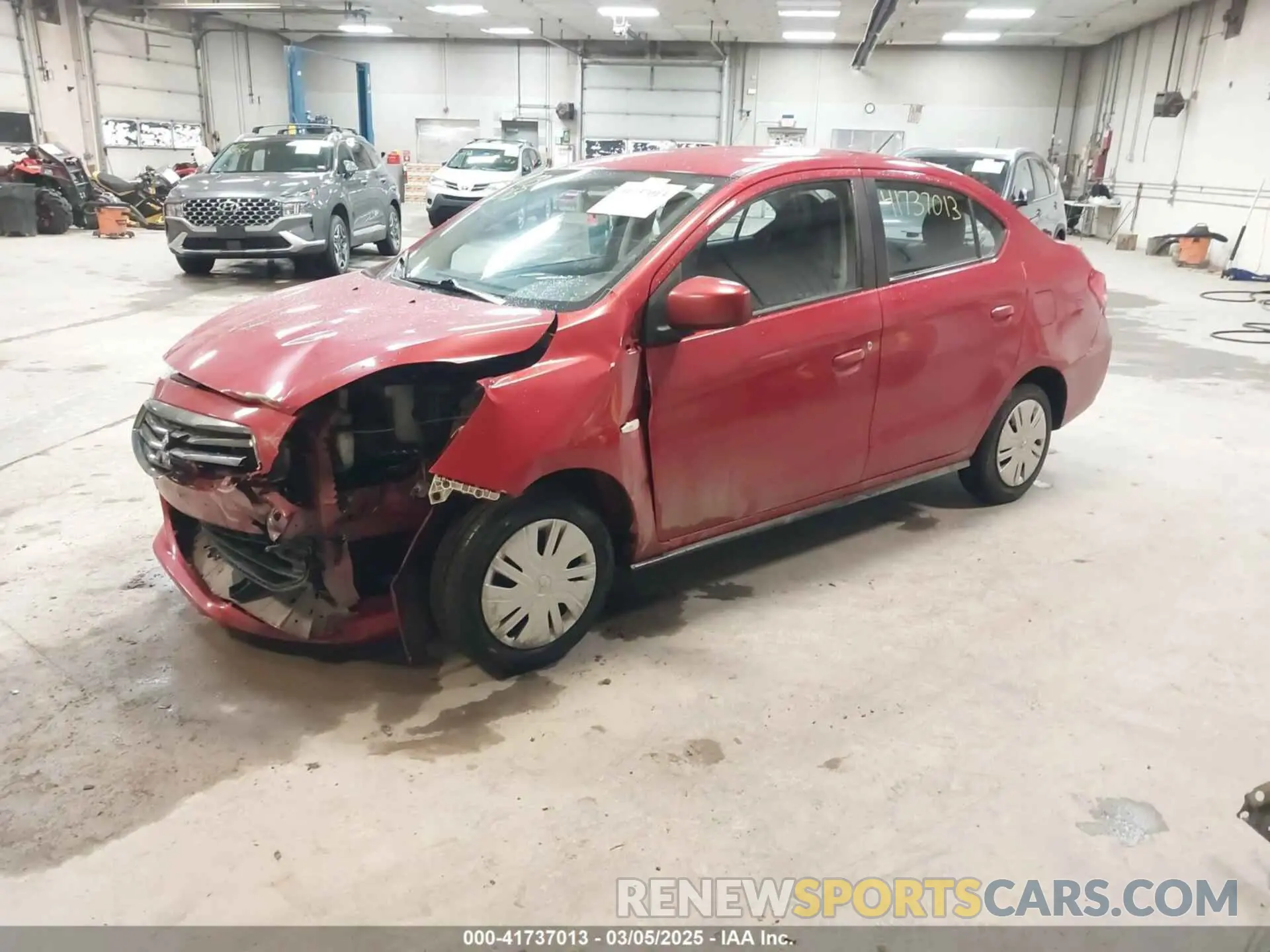 2 Фотография поврежденного автомобиля ML32F3FJ5KHF01016 MITSUBISHI MIRAGE G4 2019