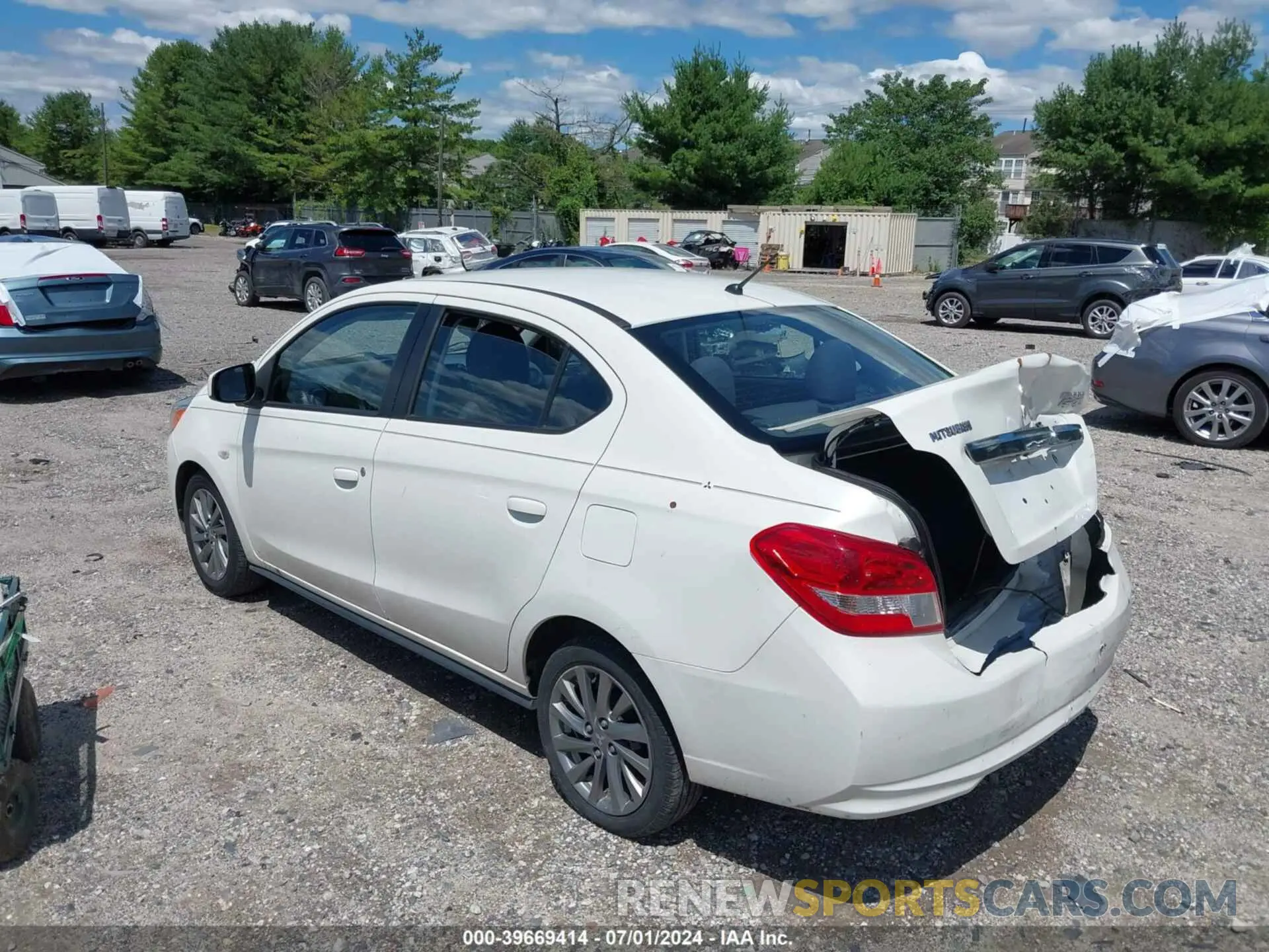 3 Photograph of a damaged car ML32F3FJ5KHF08631 MITSUBISHI MIRAGE G4 2019