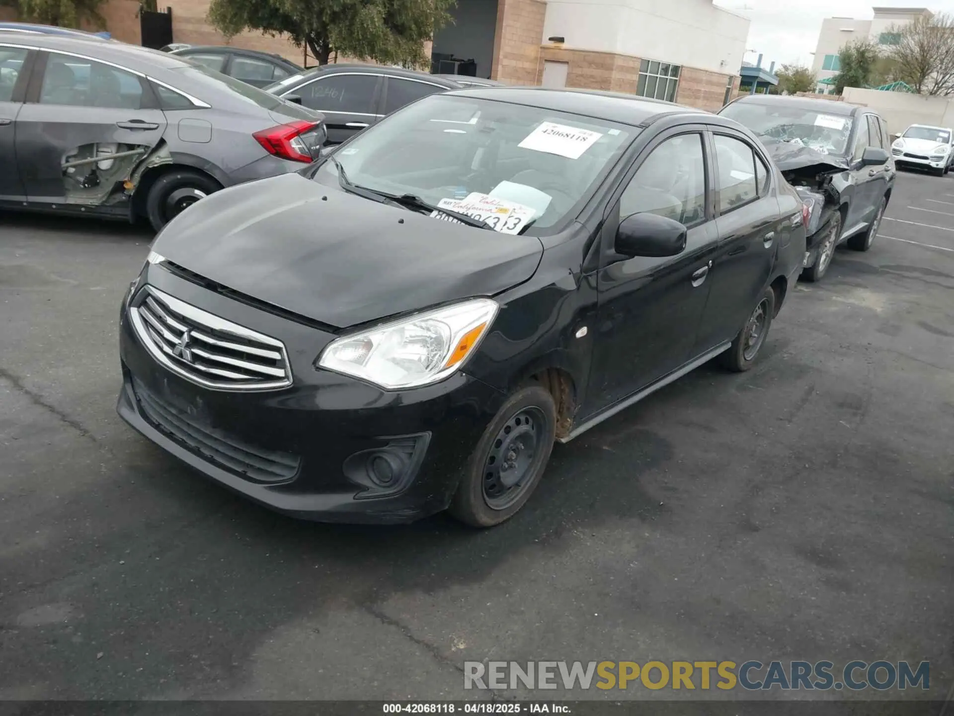 2 Фотография поврежденного автомобиля ML32F3FJ5KHF17975 MITSUBISHI MIRAGE G4 2019