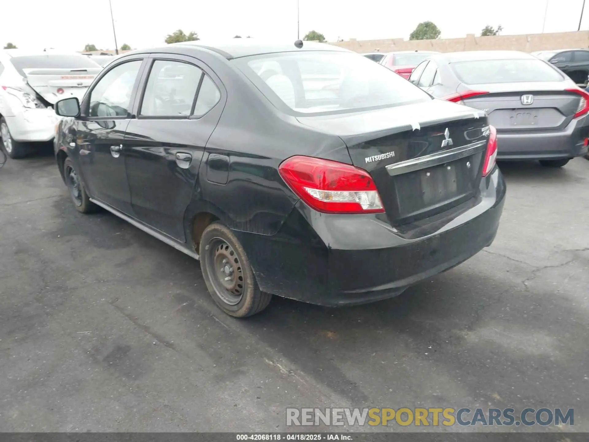 3 Фотография поврежденного автомобиля ML32F3FJ5KHF17975 MITSUBISHI MIRAGE G4 2019