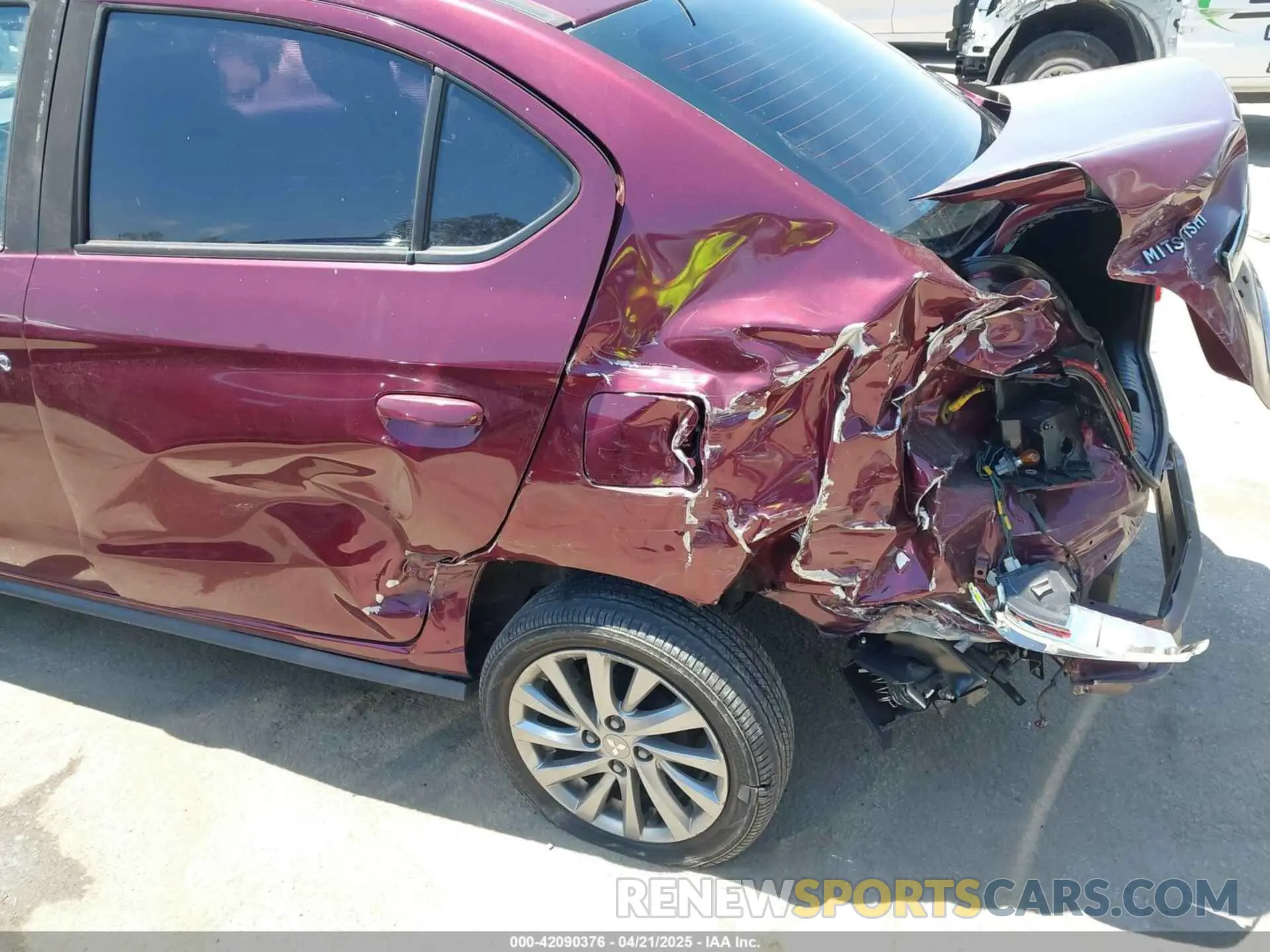 15 Фотография поврежденного автомобиля ML32F3FJ6KHF01302 MITSUBISHI MIRAGE G4 2019