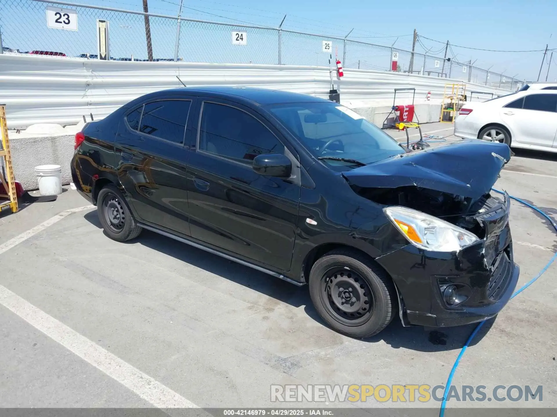 1 Photograph of a damaged car ML32F3FJ6KHF17967 MITSUBISHI MIRAGE G4 2019