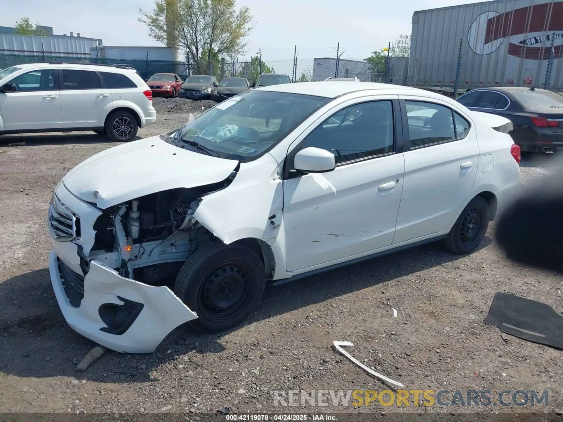 2 Photograph of a damaged car ML32F3FJ7KHF12437 MITSUBISHI MIRAGE G4 2019
