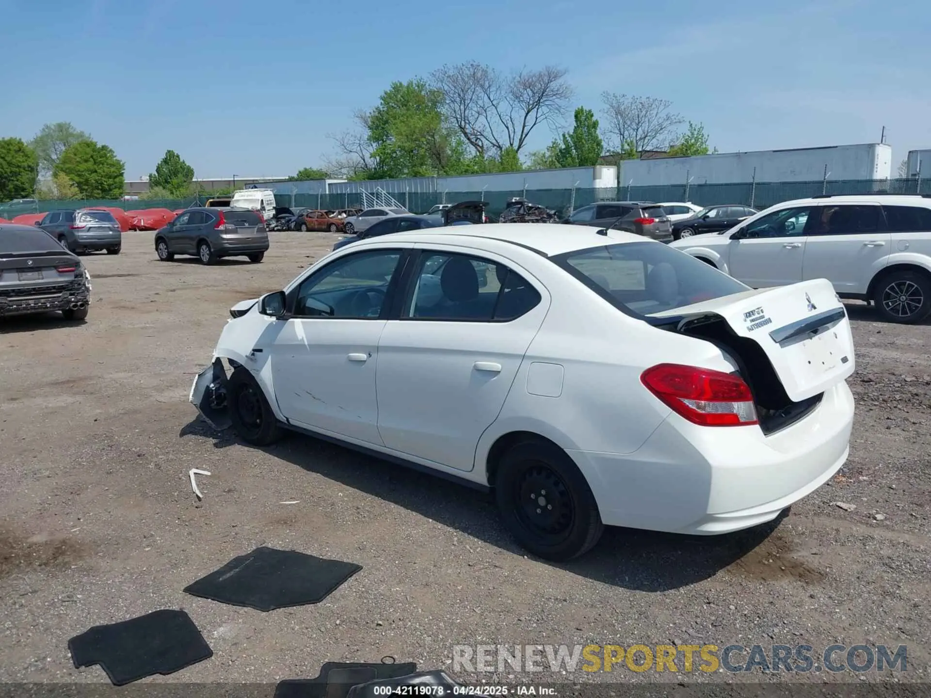 3 Photograph of a damaged car ML32F3FJ7KHF12437 MITSUBISHI MIRAGE G4 2019