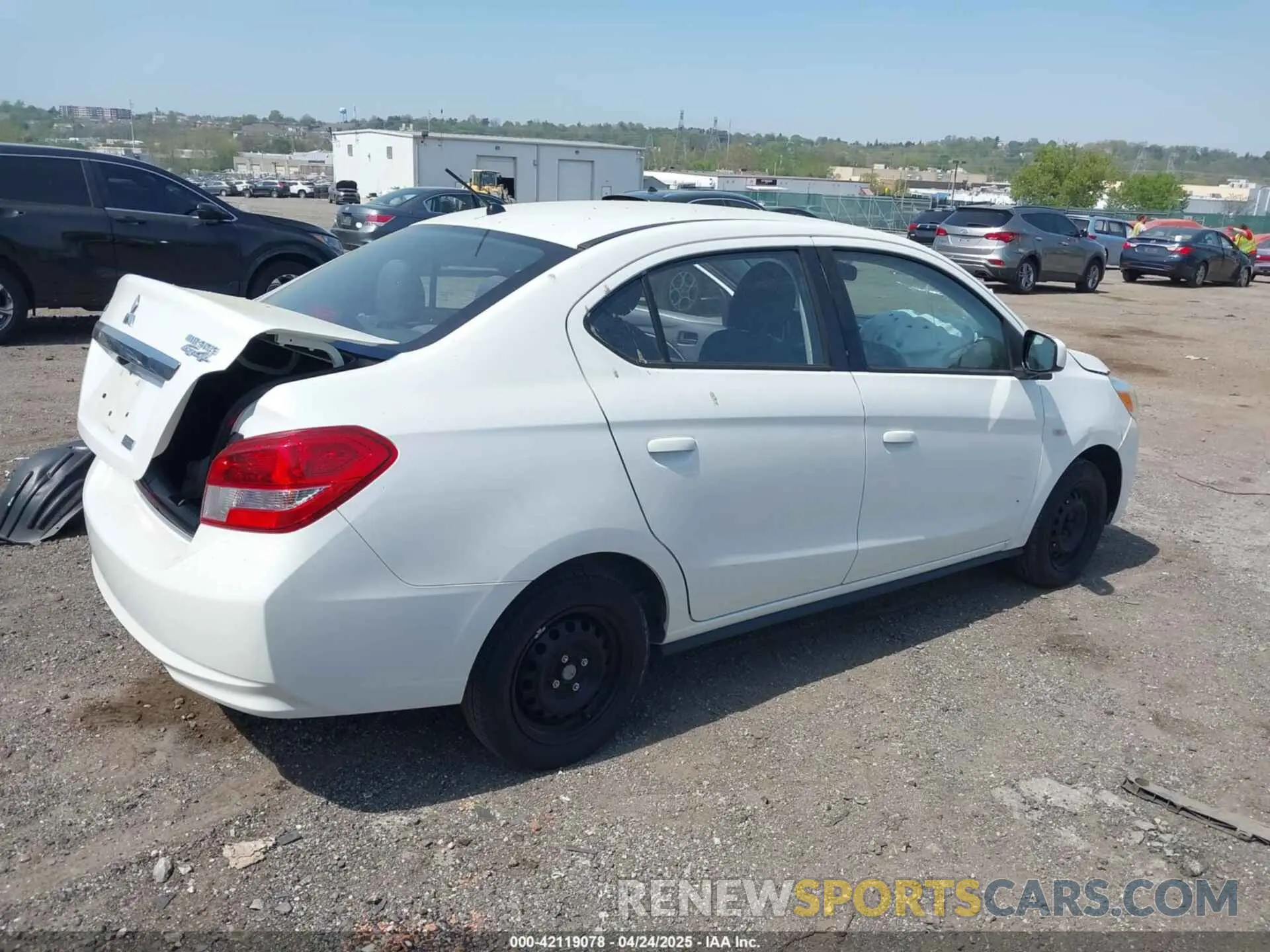 4 Photograph of a damaged car ML32F3FJ7KHF12437 MITSUBISHI MIRAGE G4 2019
