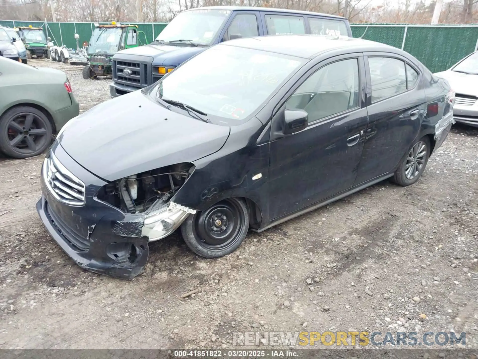 2 Фотография поврежденного автомобиля ML32F3FJ7KHF14916 MITSUBISHI MIRAGE G4 2019