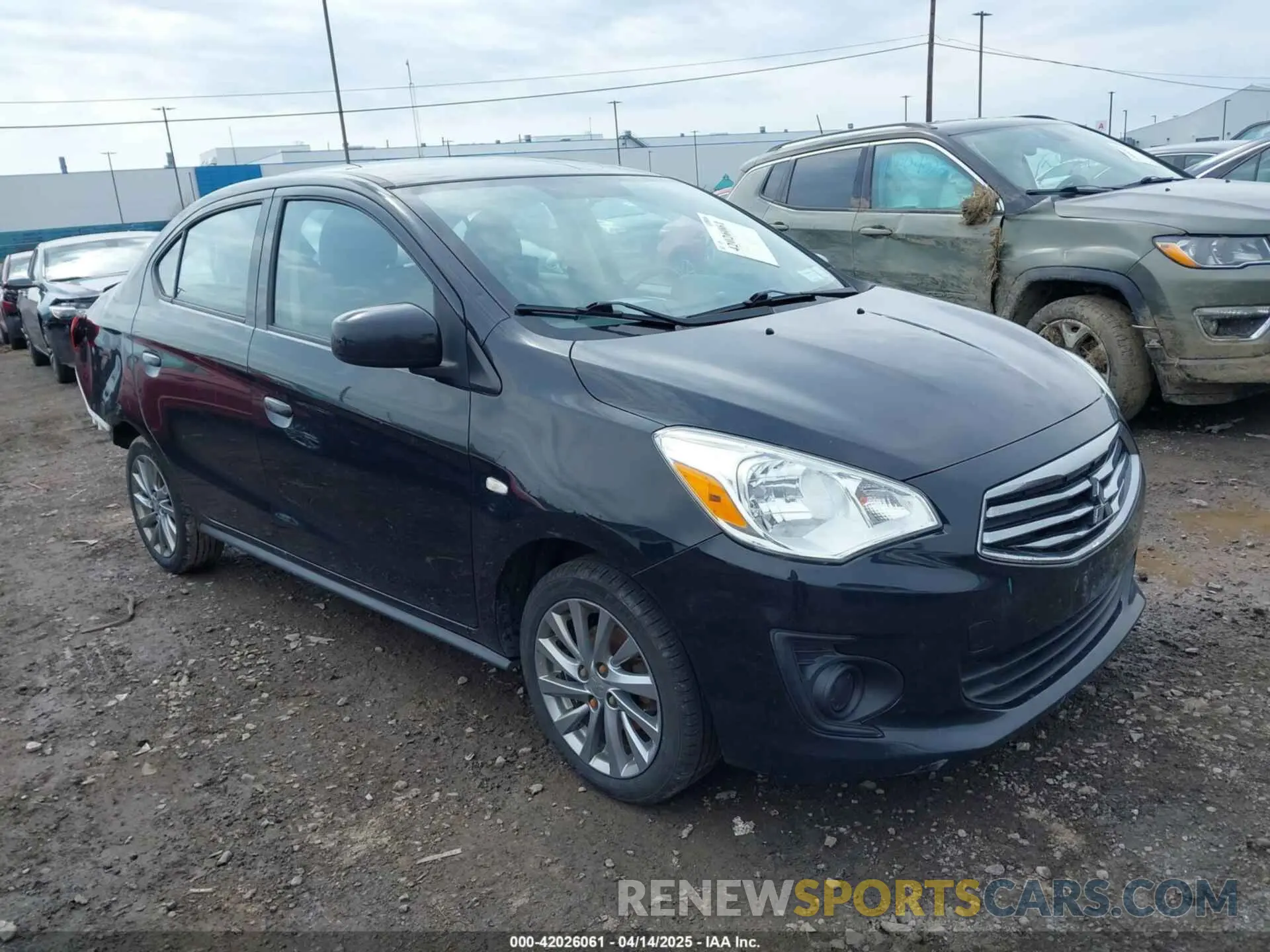 1 Photograph of a damaged car ML32F3FJ8KHF00569 MITSUBISHI MIRAGE G4 2019