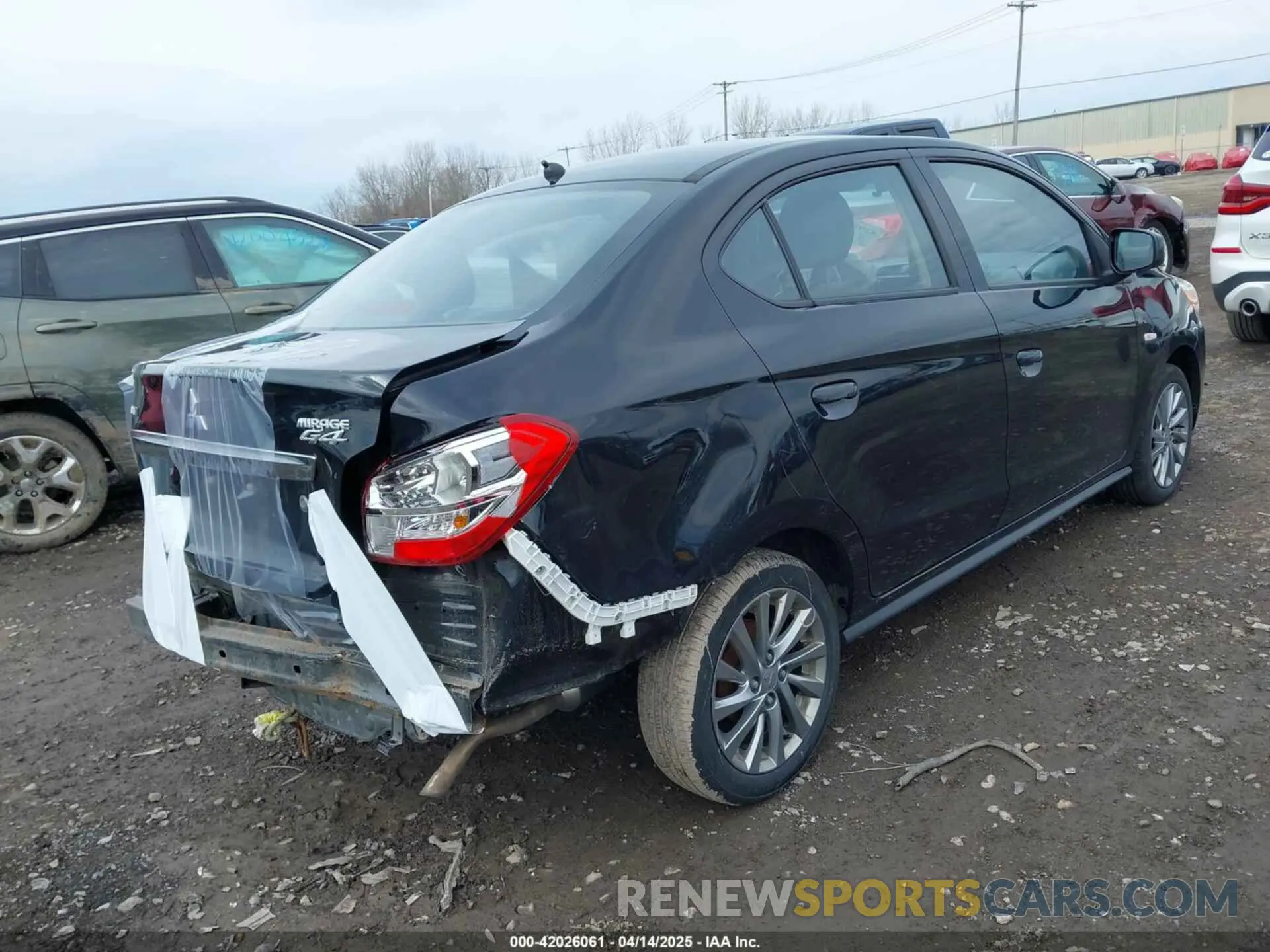 4 Photograph of a damaged car ML32F3FJ8KHF00569 MITSUBISHI MIRAGE G4 2019