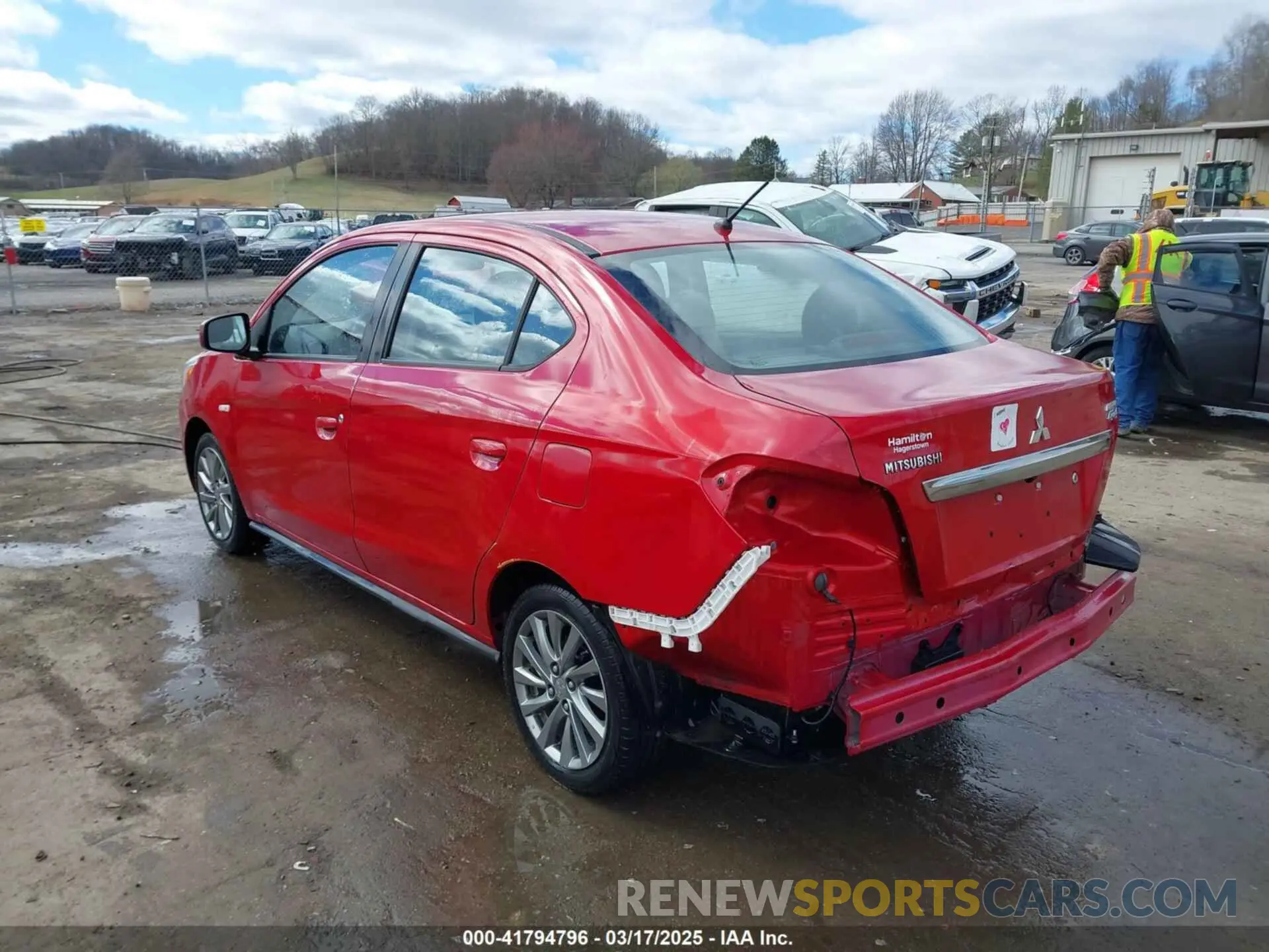 3 Фотография поврежденного автомобиля ML32F3FJ8KHF14469 MITSUBISHI MIRAGE G4 2019