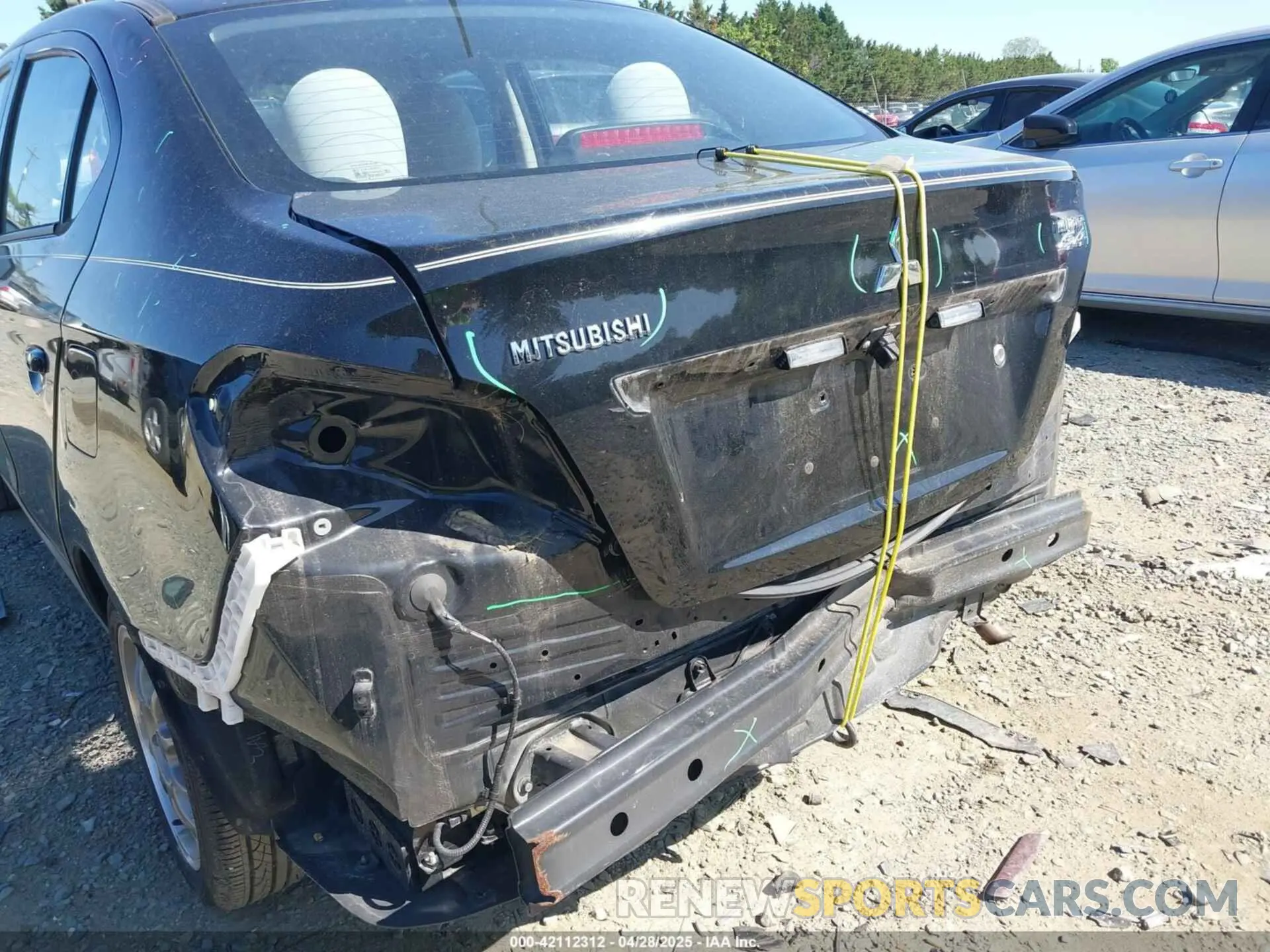 6 Фотография поврежденного автомобиля ML32F3FJ9KHF18398 MITSUBISHI MIRAGE G4 2019
