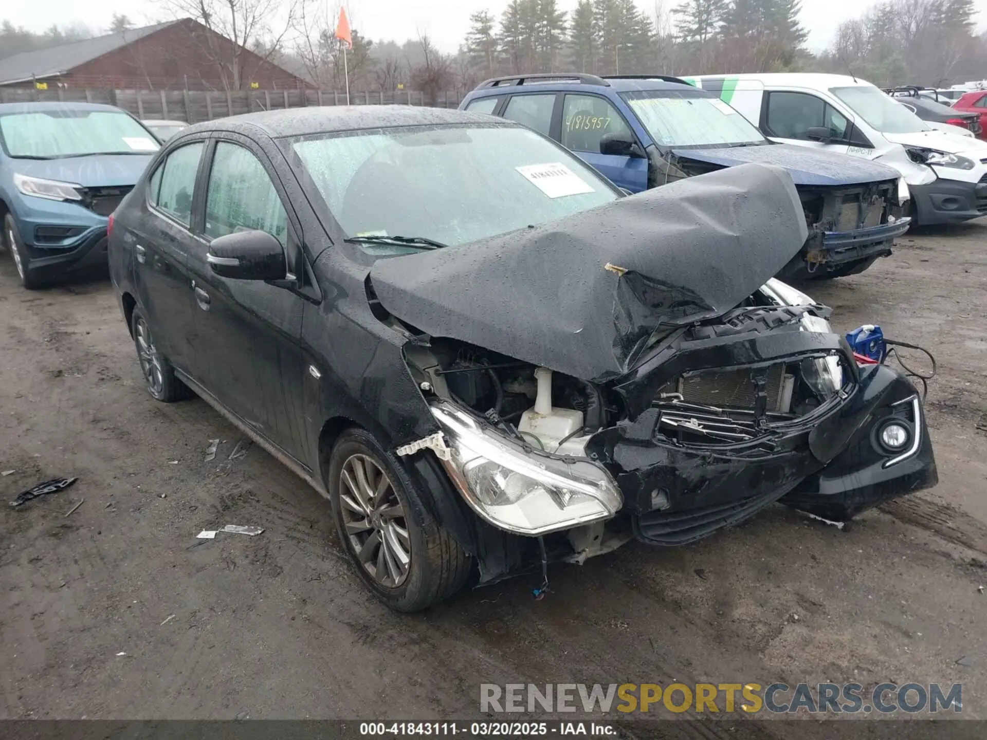 1 Фотография поврежденного автомобиля ML32F4FJ3KHF04552 MITSUBISHI MIRAGE G4 2019