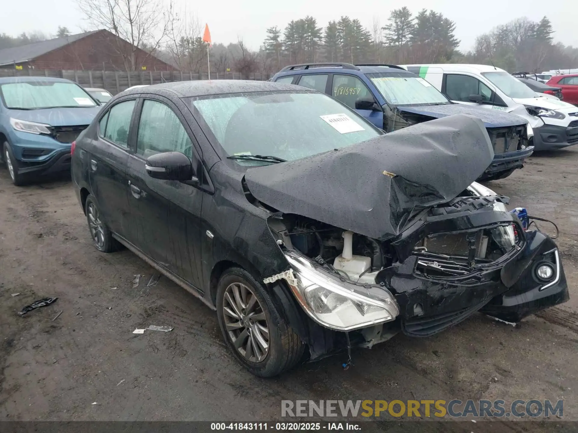 13 Фотография поврежденного автомобиля ML32F4FJ3KHF04552 MITSUBISHI MIRAGE G4 2019