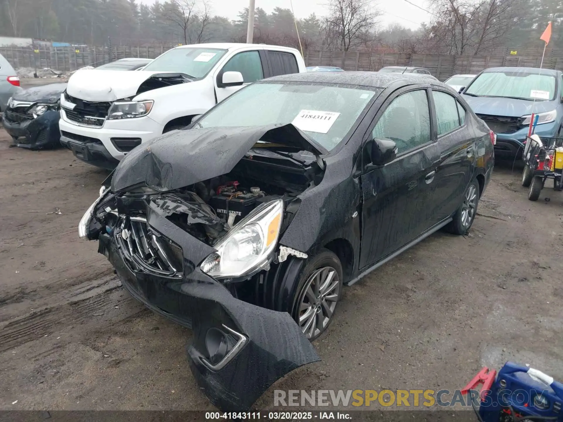 2 Фотография поврежденного автомобиля ML32F4FJ3KHF04552 MITSUBISHI MIRAGE G4 2019