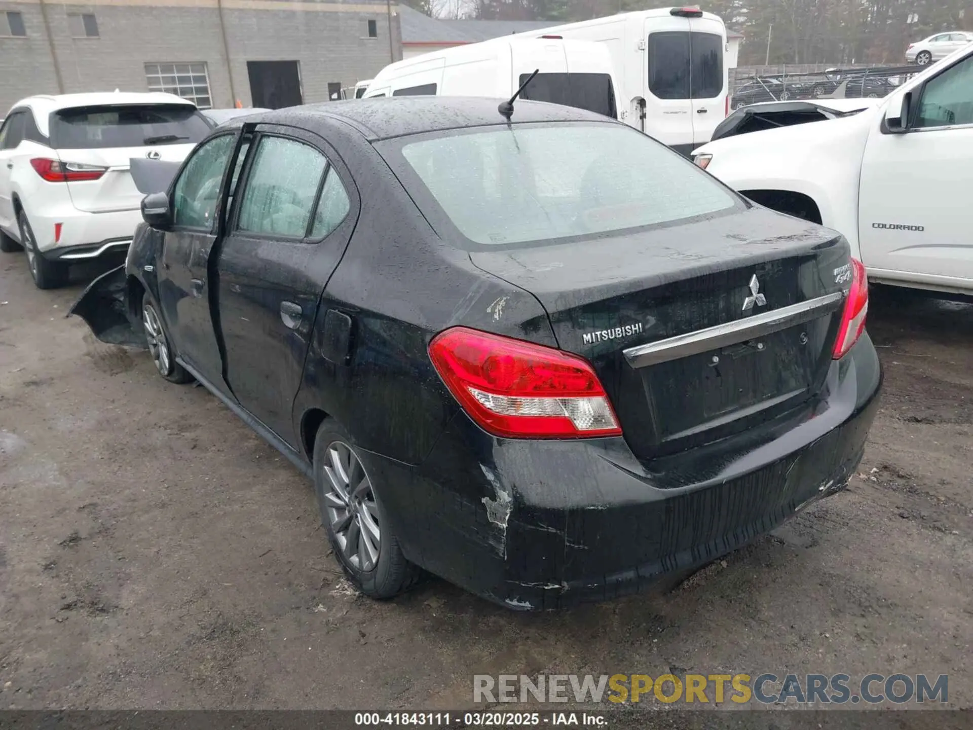 3 Фотография поврежденного автомобиля ML32F4FJ3KHF04552 MITSUBISHI MIRAGE G4 2019