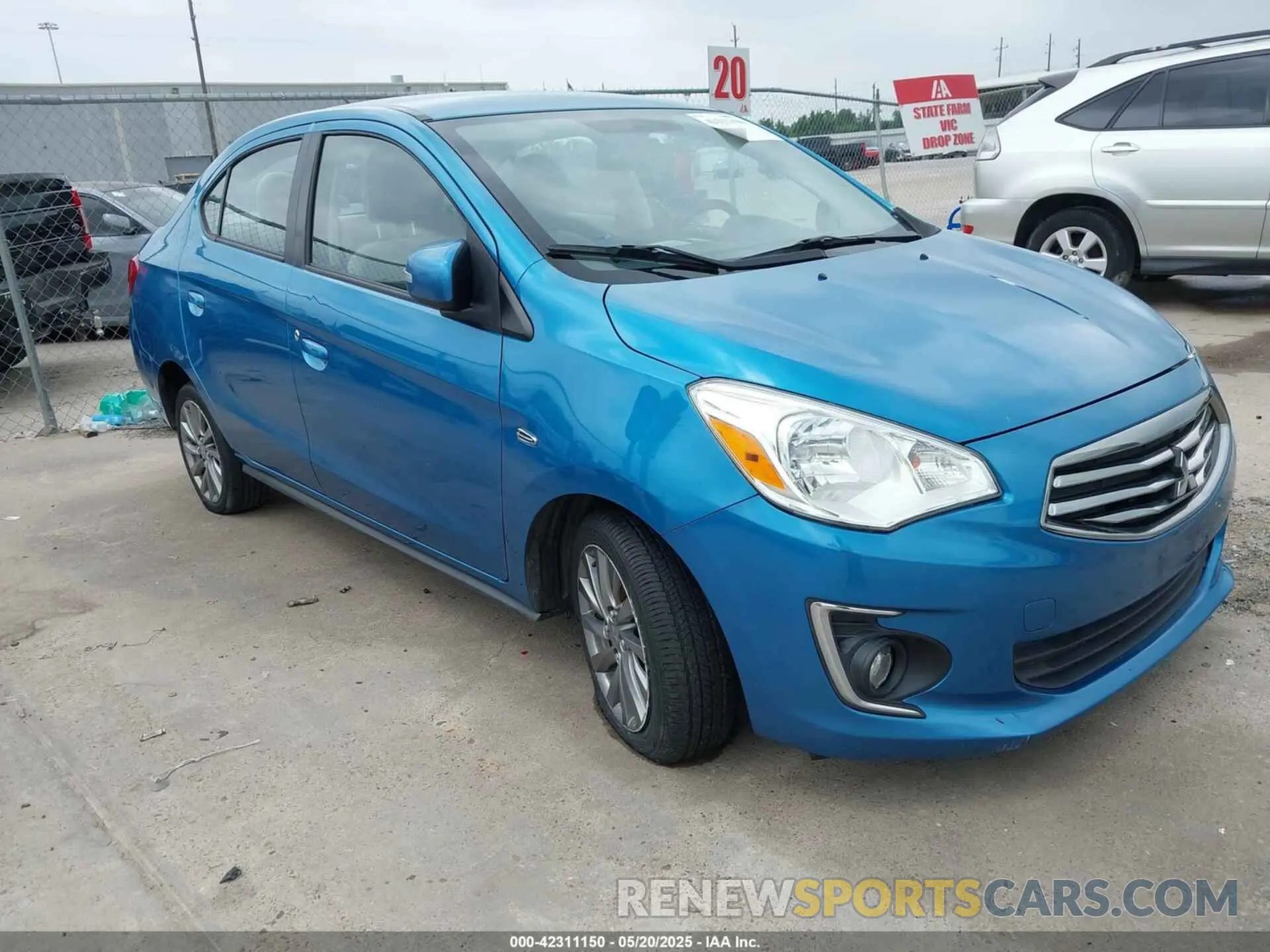 1 Photograph of a damaged car ML32F4FJ3KHF12974 MITSUBISHI MIRAGE G4 2019