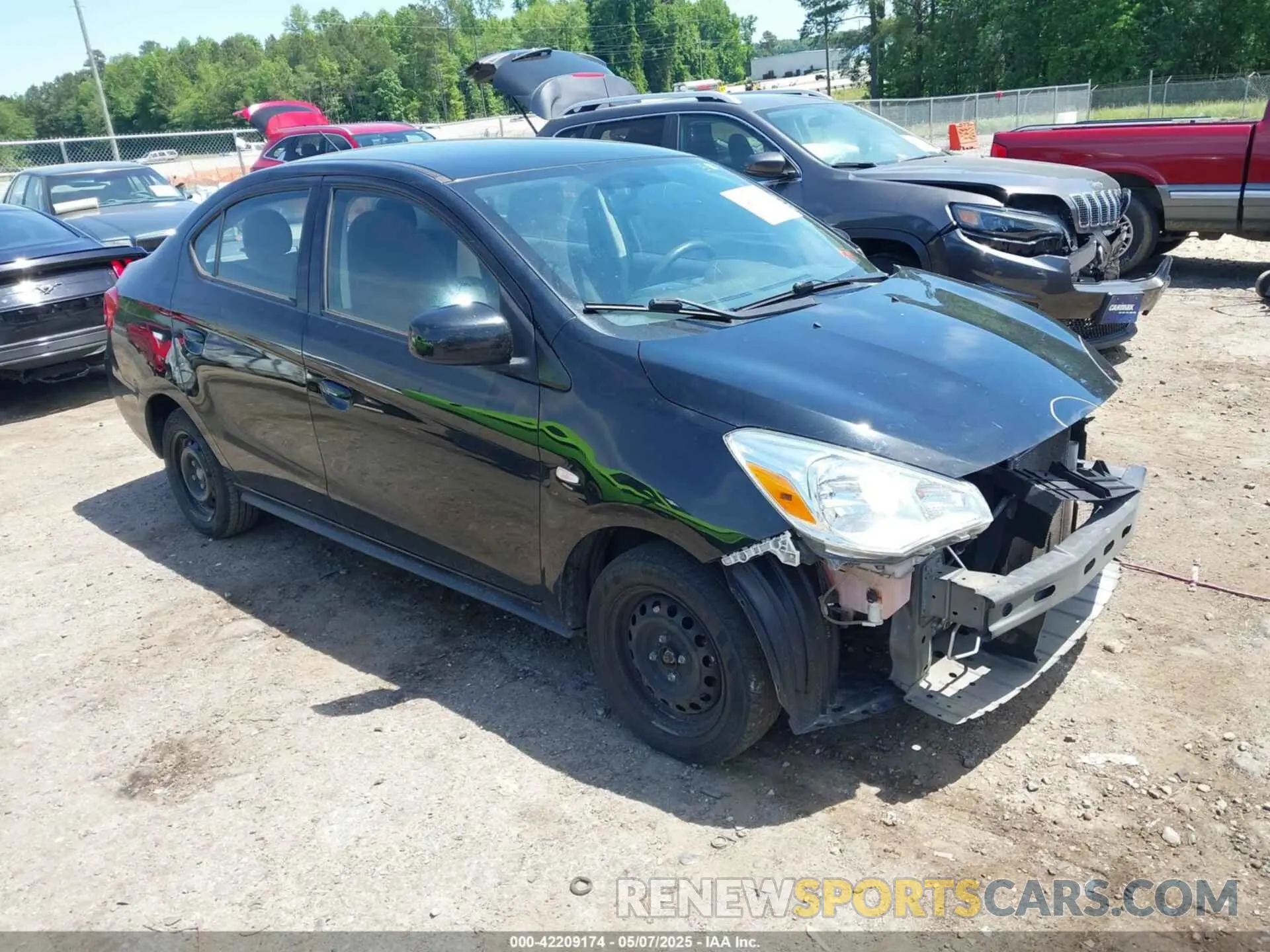 1 Photograph of a damaged car ML32F3FJ0LHF11387 MITSUBISHI MIRAGE G4 2020