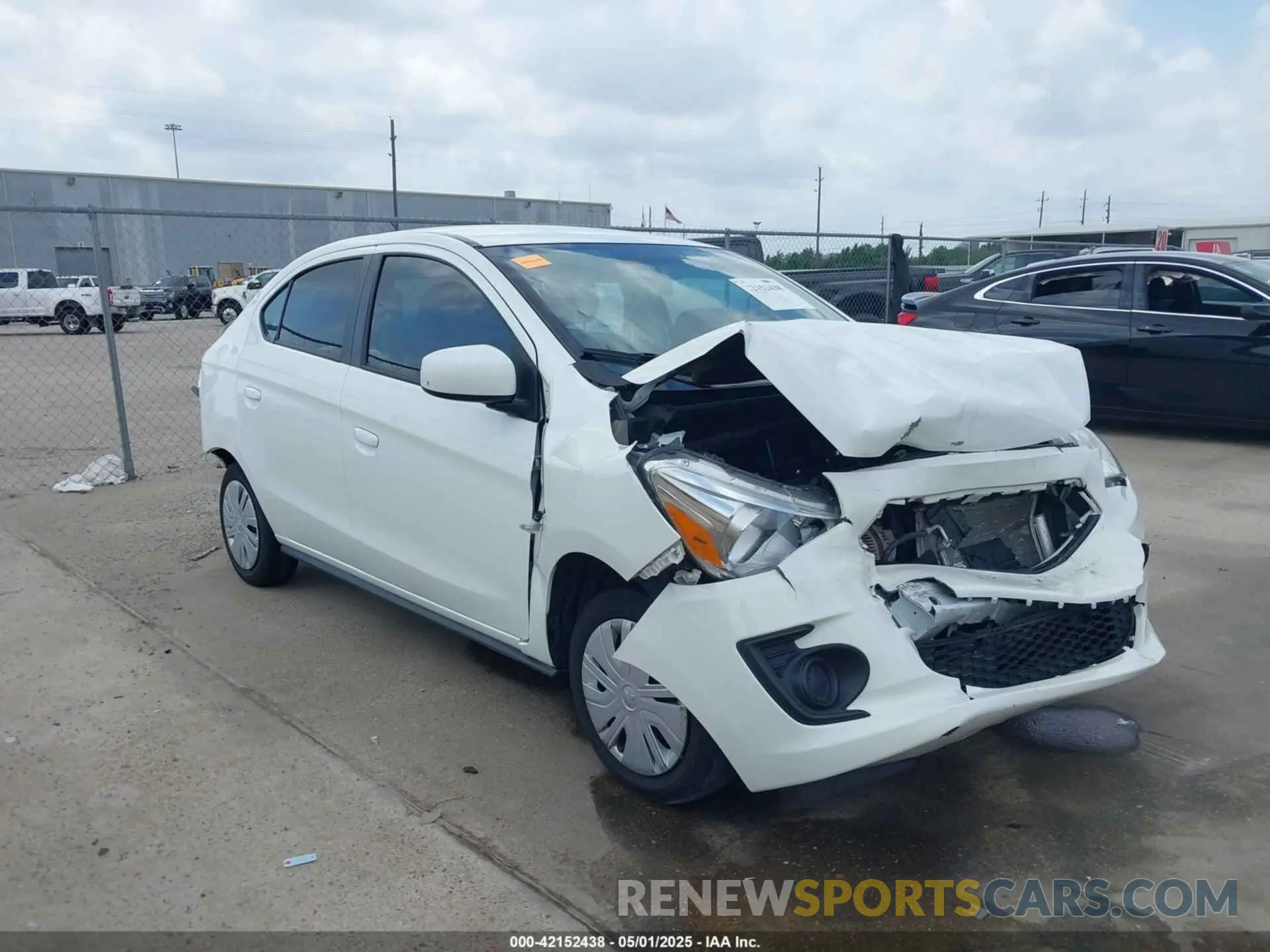 1 Photograph of a damaged car ML32F3FJ2LHF04490 MITSUBISHI MIRAGE G4 2020