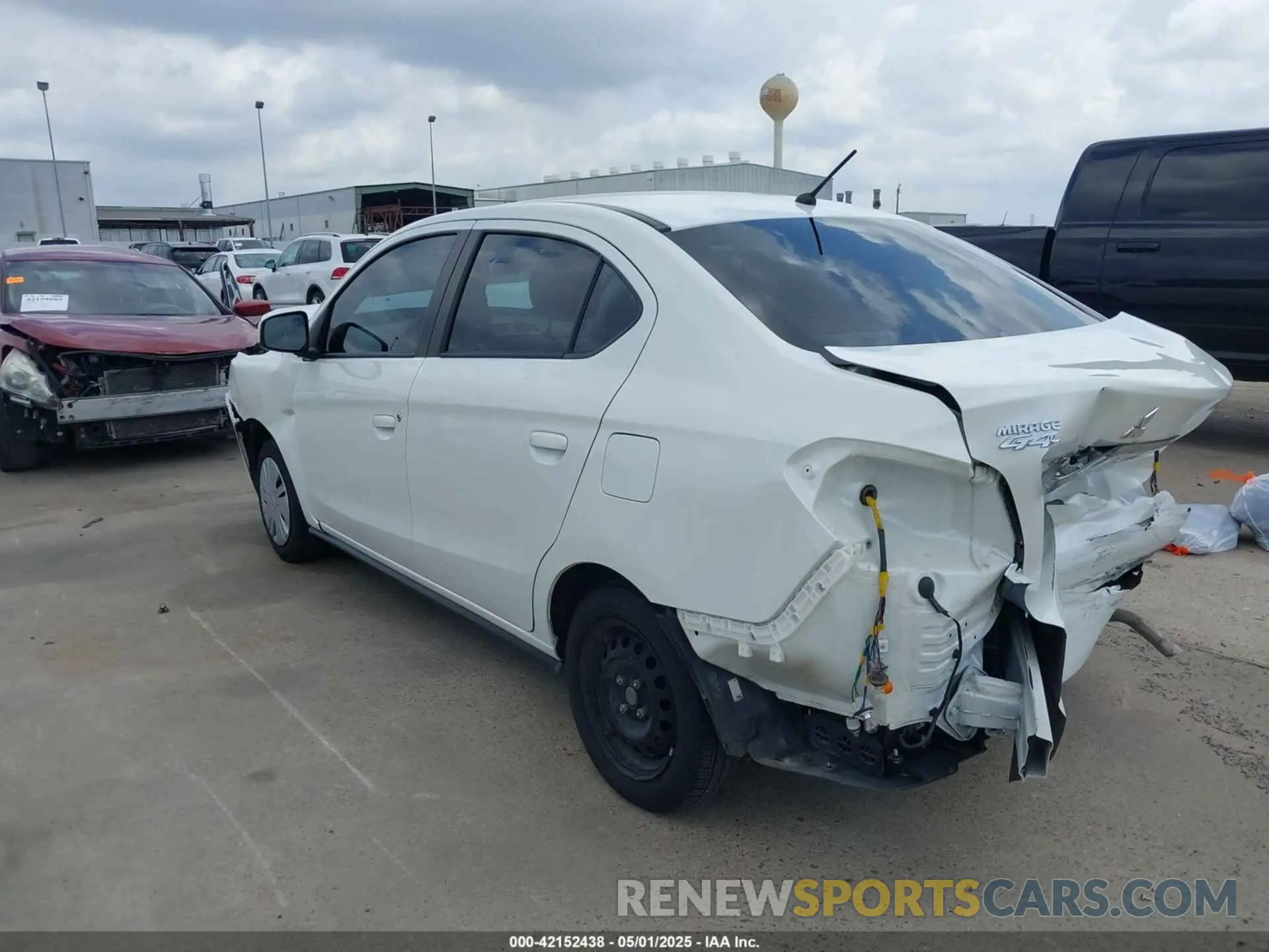 3 Photograph of a damaged car ML32F3FJ2LHF04490 MITSUBISHI MIRAGE G4 2020