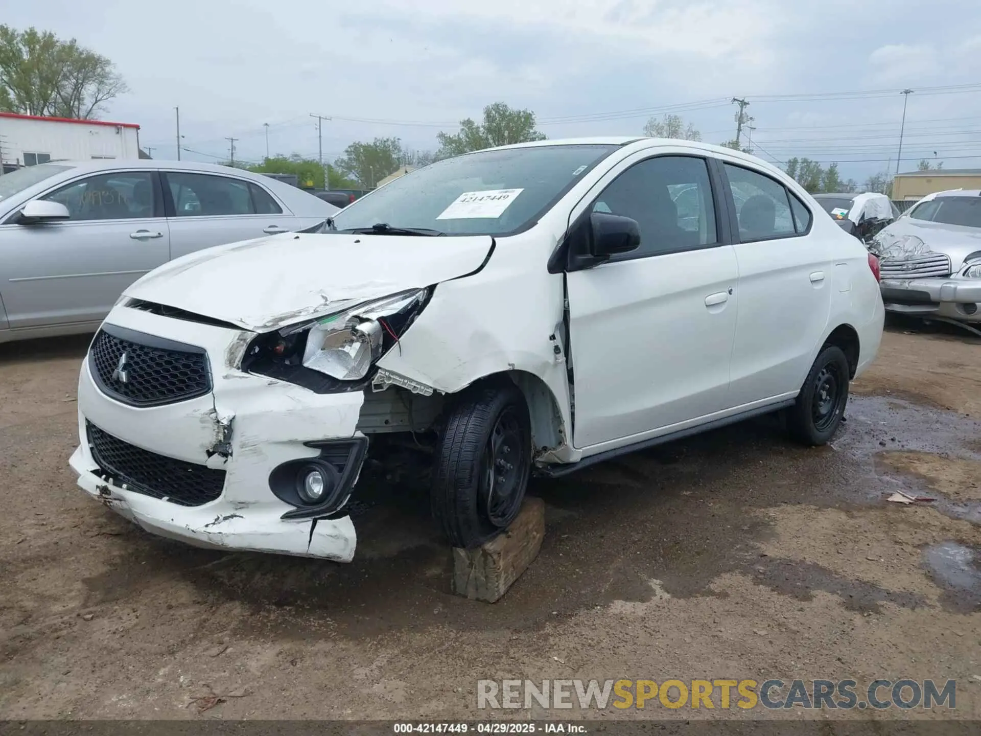 2 Фотография поврежденного автомобиля ML32F3FJ3LHF07981 MITSUBISHI MIRAGE G4 2020