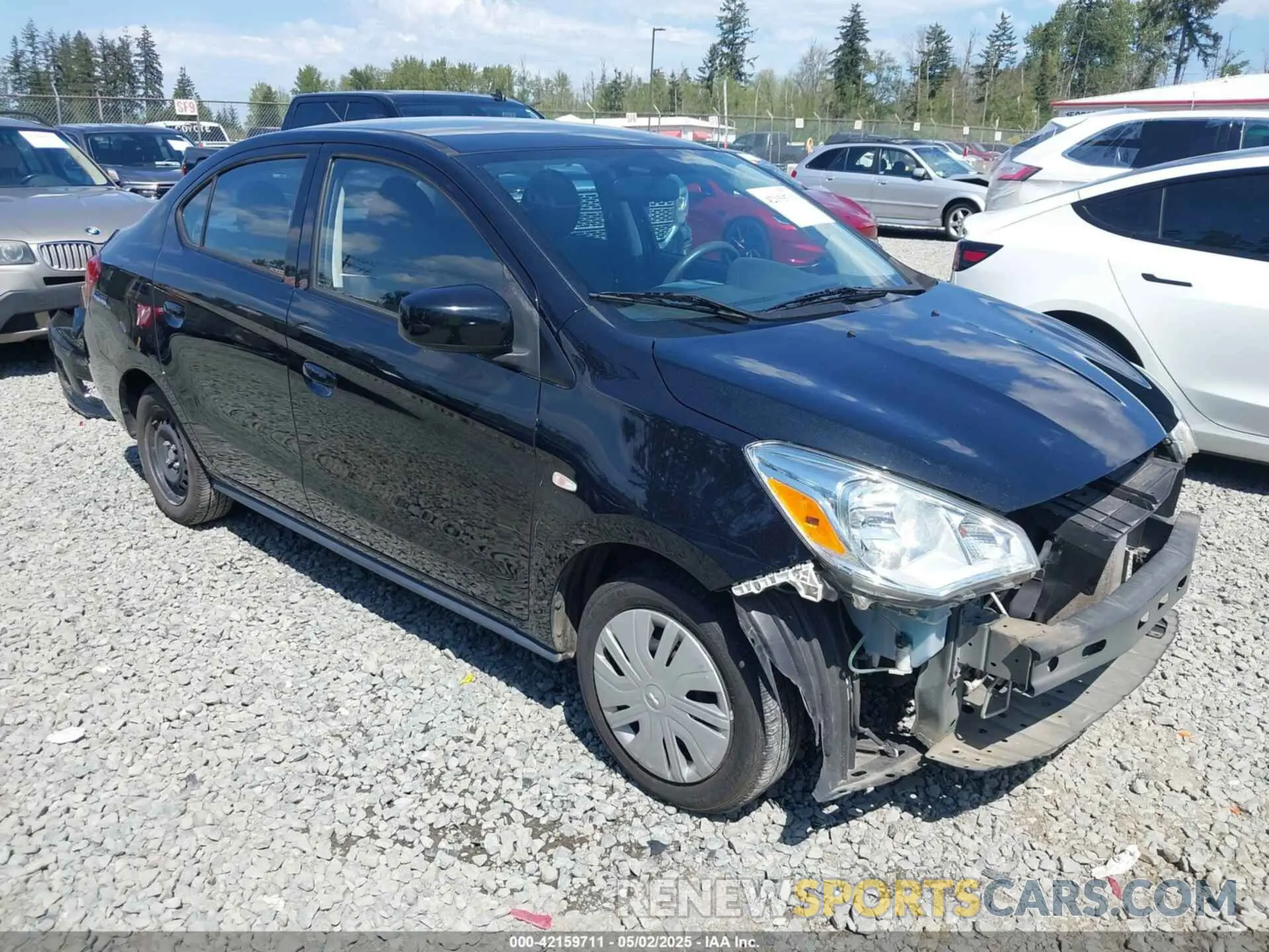 1 Фотография поврежденного автомобиля ML32F3FJ8LHF08513 MITSUBISHI MIRAGE G4 2020