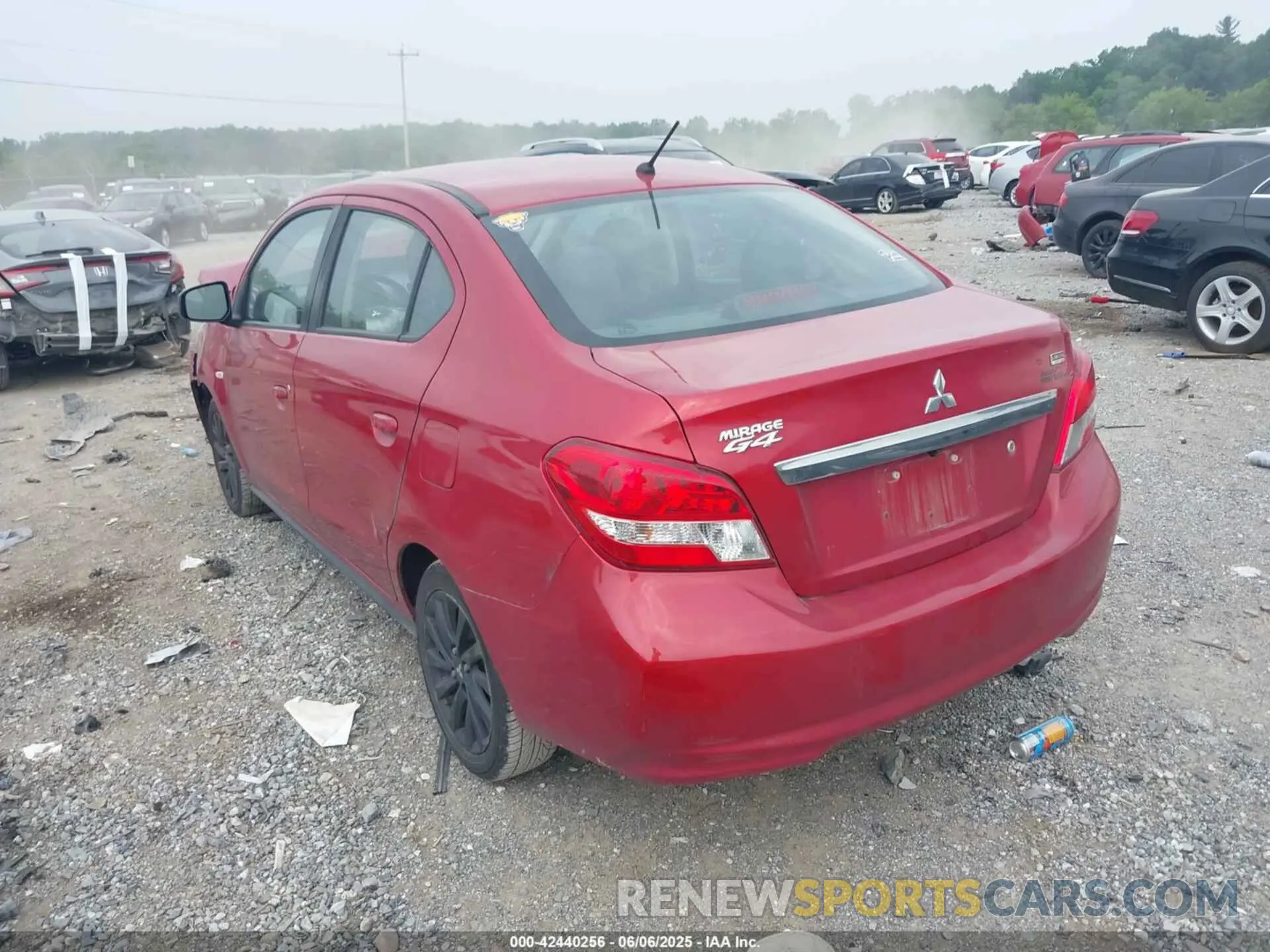 3 Photograph of a damaged car ML32F4FJ1LHF06219 MITSUBISHI MIRAGE G4 2020
