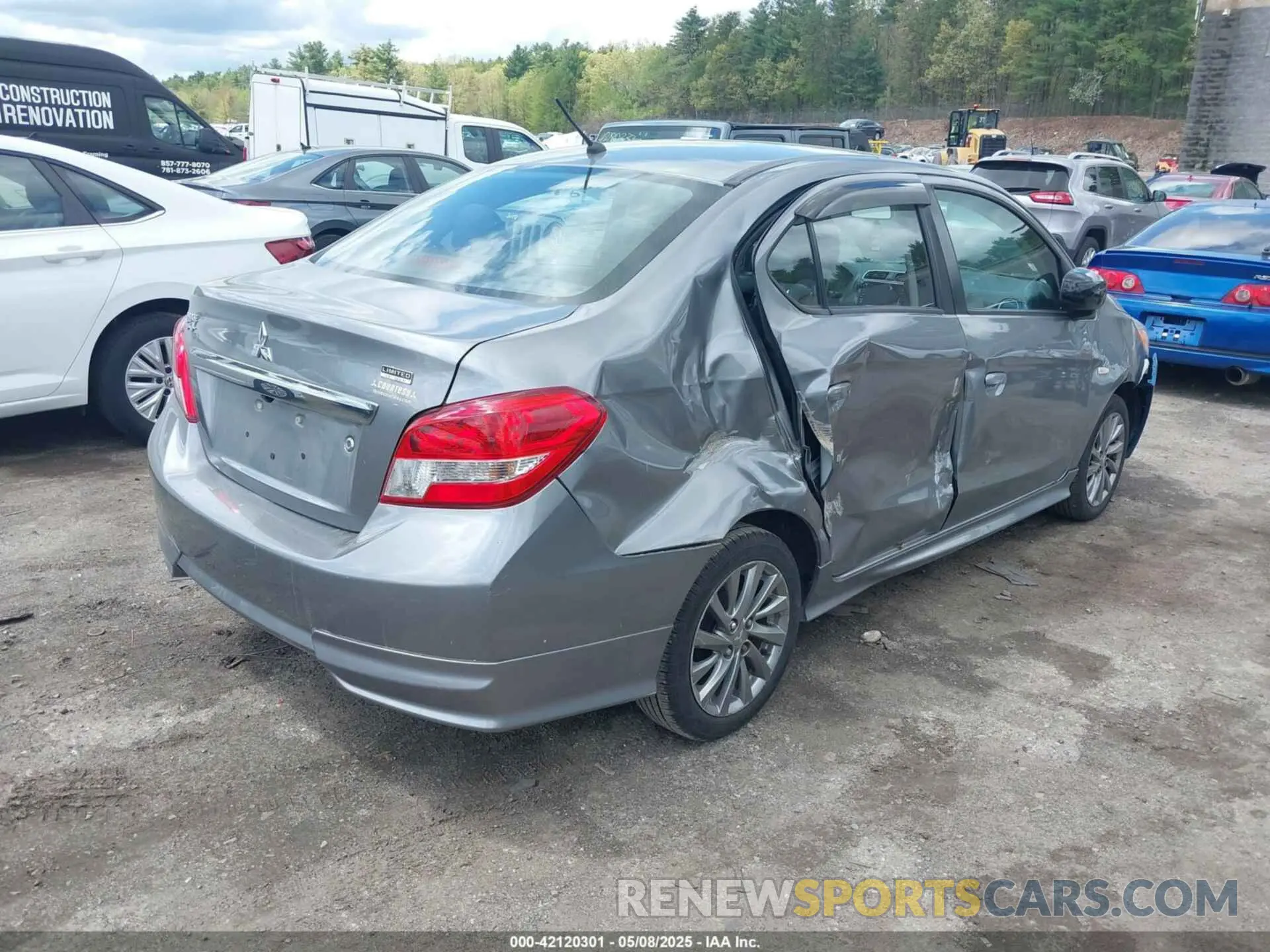 4 Photograph of a damaged car ML32F4FJ6LHF03090 MITSUBISHI MIRAGE G4 2020