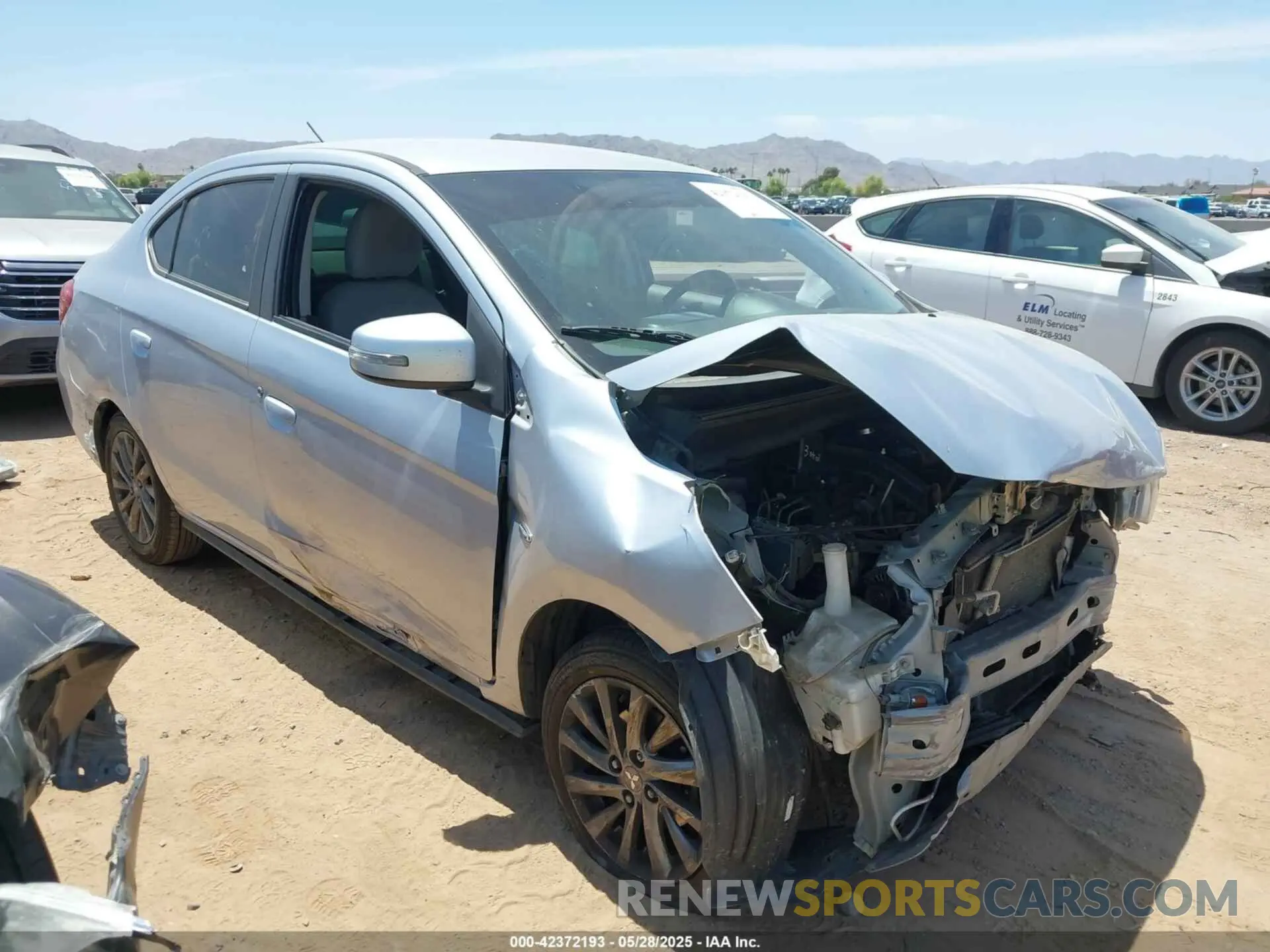 1 Photograph of a damaged car ML32F4FJ6LHF13439 MITSUBISHI MIRAGE G4 2020