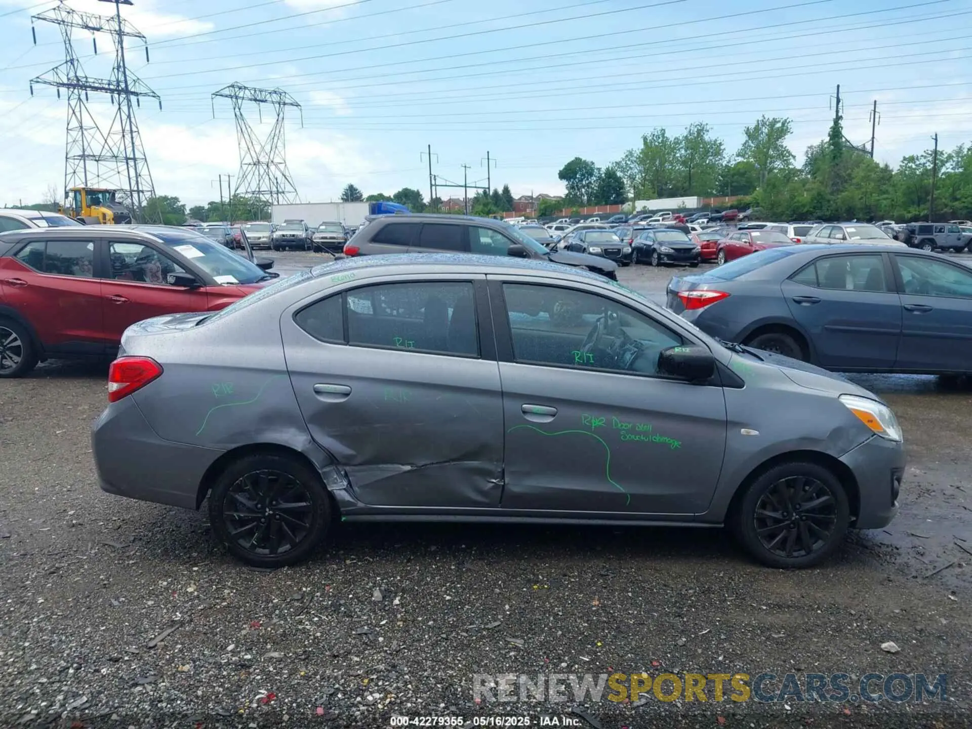 13 Фотография поврежденного автомобиля ML32F4FJ9LHF03097 MITSUBISHI MIRAGE G4 2020