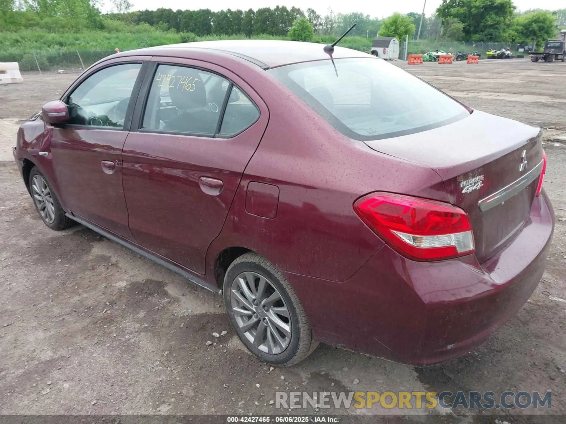 3 Photograph of a damaged car ML32F4FJ9LHF03410 MITSUBISHI MIRAGE G4 2020